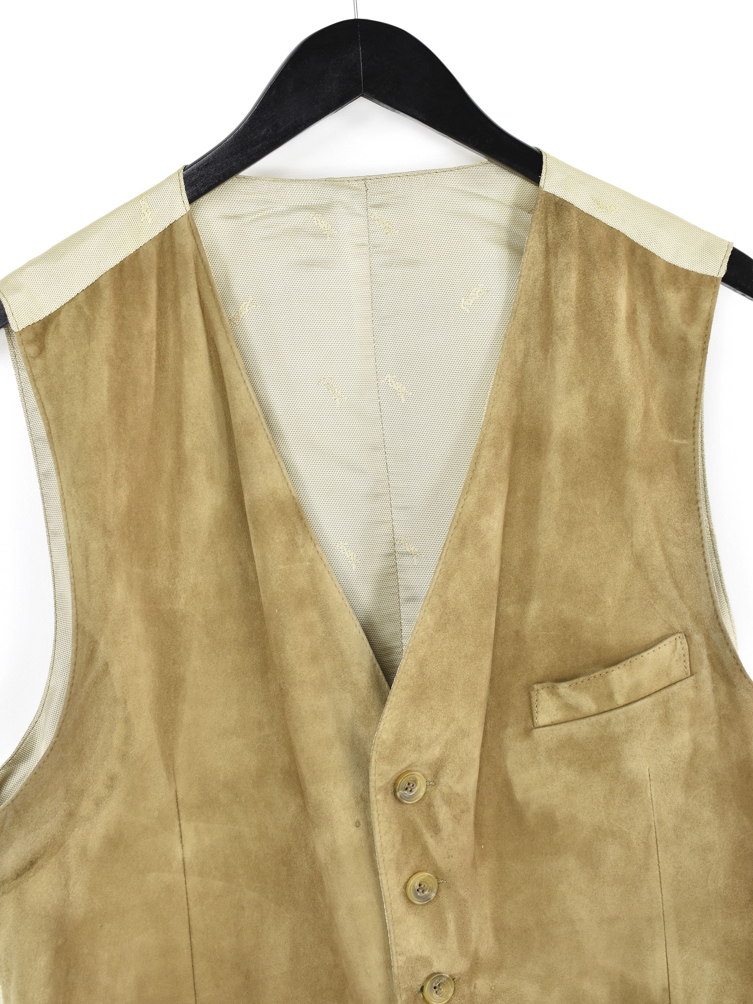 Vintage Vintage Yves Saint Laurent YSL Gilet Vest Size 44R - 6 Thumbnail