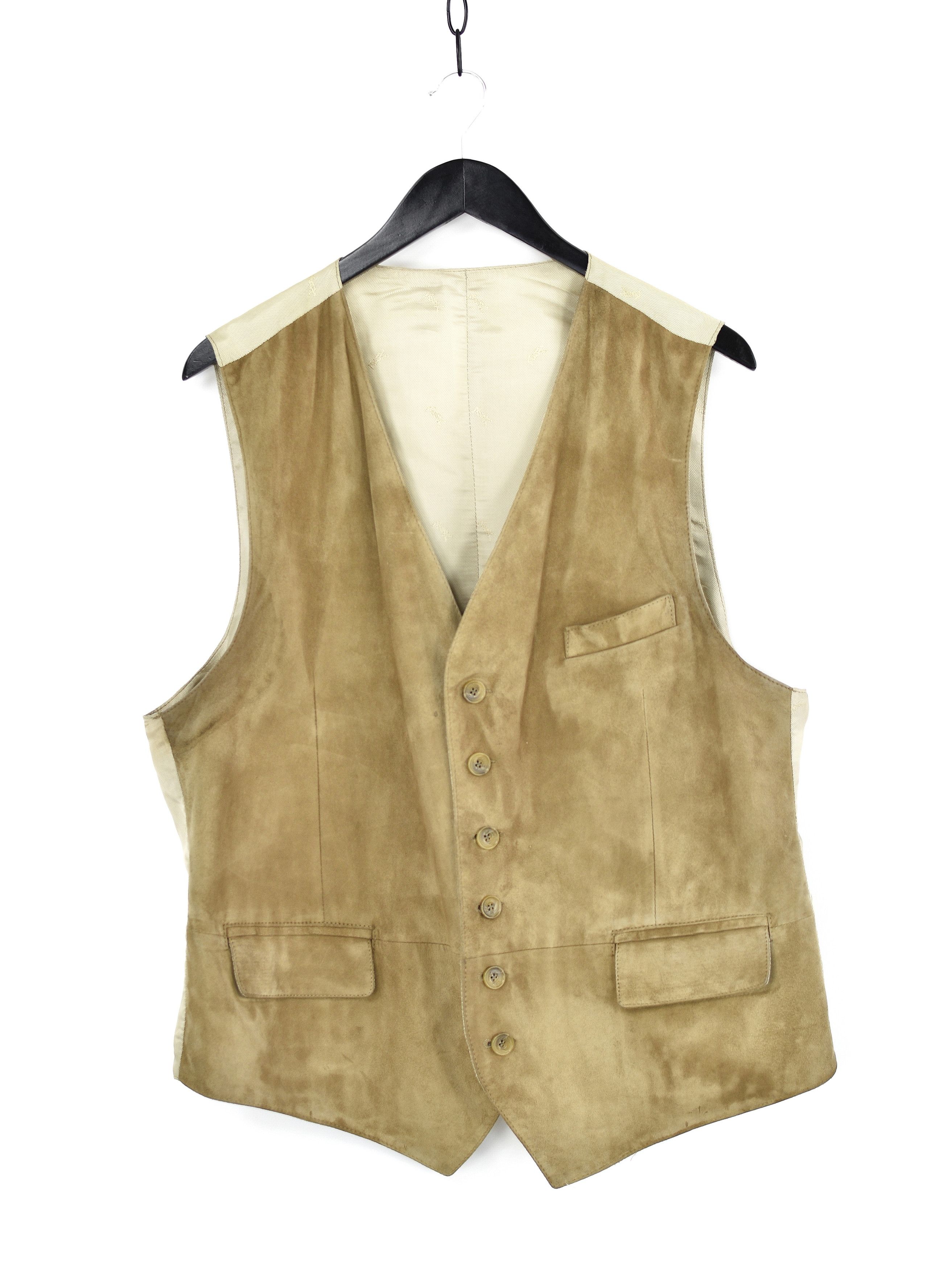 Vintage Vintage Yves Saint Laurent YSL Gilet Vest Size 44R - 3 Thumbnail