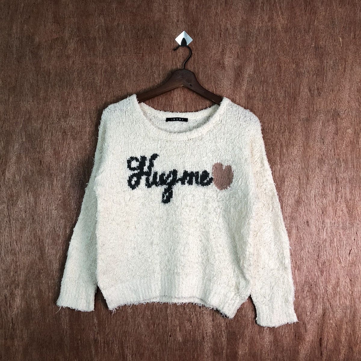 Homespun Knitwear Ingni Brown Shag Shaggy Fur Mohair Knitwear #6568 Size S / US 4 / IT 40 - 1 Thumbnail