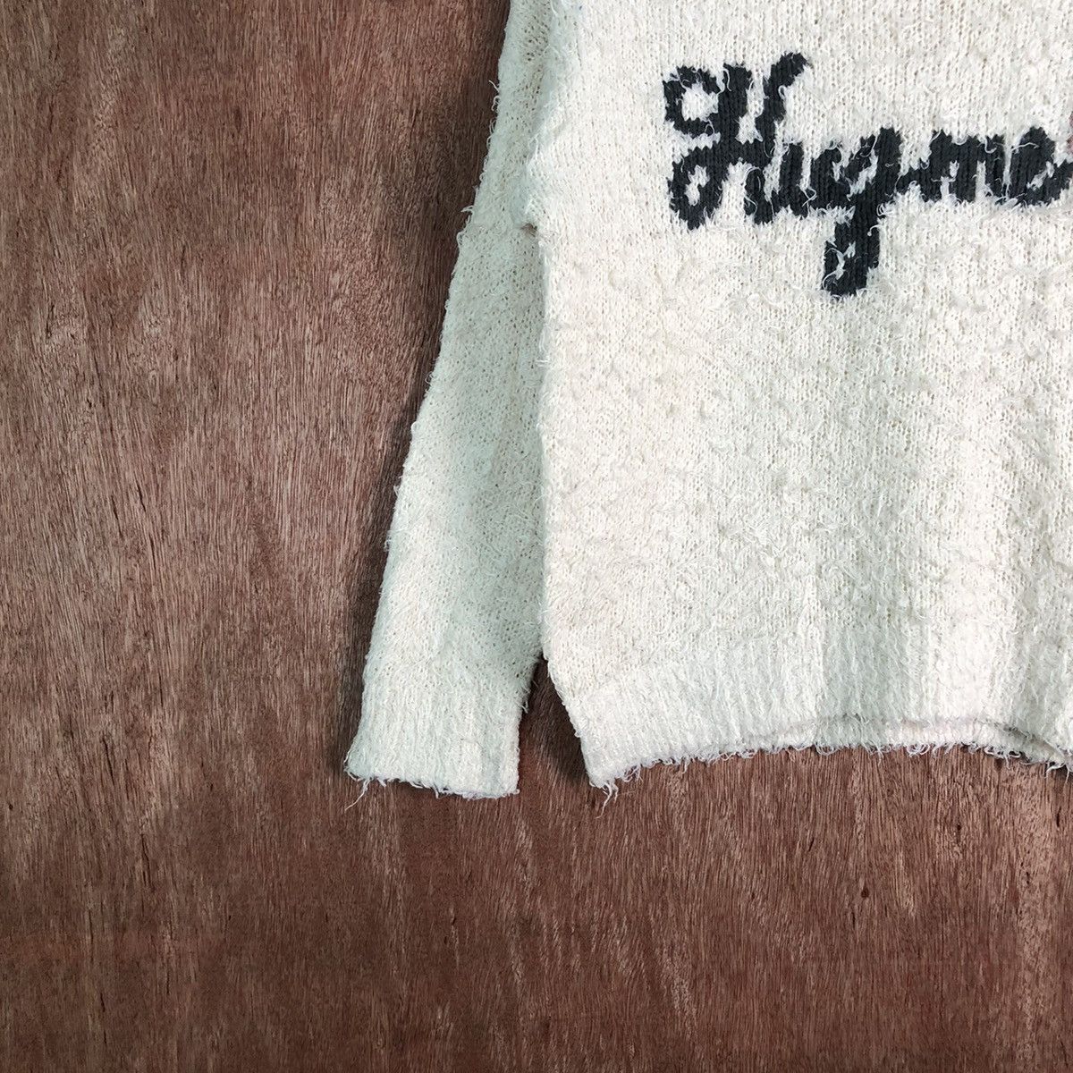 Homespun Knitwear Ingni Brown Shag Shaggy Fur Mohair Knitwear #6568 Size S / US 4 / IT 40 - 4 Thumbnail