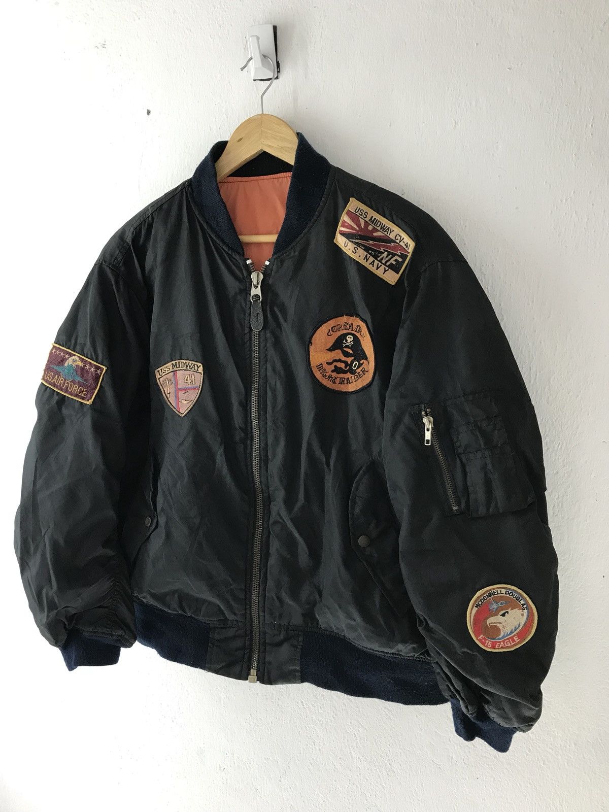 Other 🔥RIOT RIOT RIOT US.AIR FORCE USS MIDWAY CV-41 U.S. NAVY Size US L / EU 52-54 / 3 - 2 Thumbnail