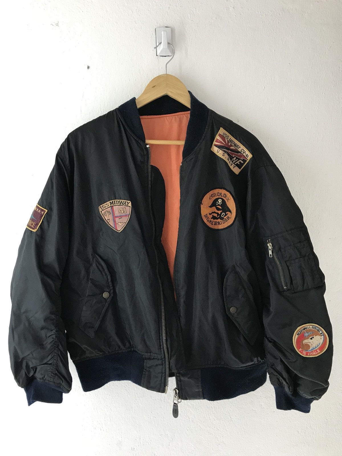 Other 🔥RIOT RIOT RIOT US.AIR FORCE USS MIDWAY CV-41 U.S. NAVY Size US L / EU 52-54 / 3 - 11 Thumbnail