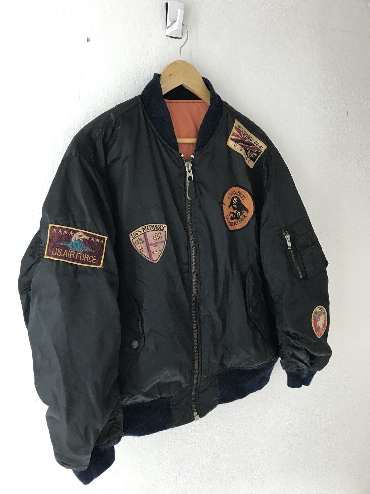 Other 🔥RIOT RIOT RIOT US.AIR FORCE USS MIDWAY CV-41 U.S. NAVY Size US L / EU 52-54 / 3 - 3 Thumbnail