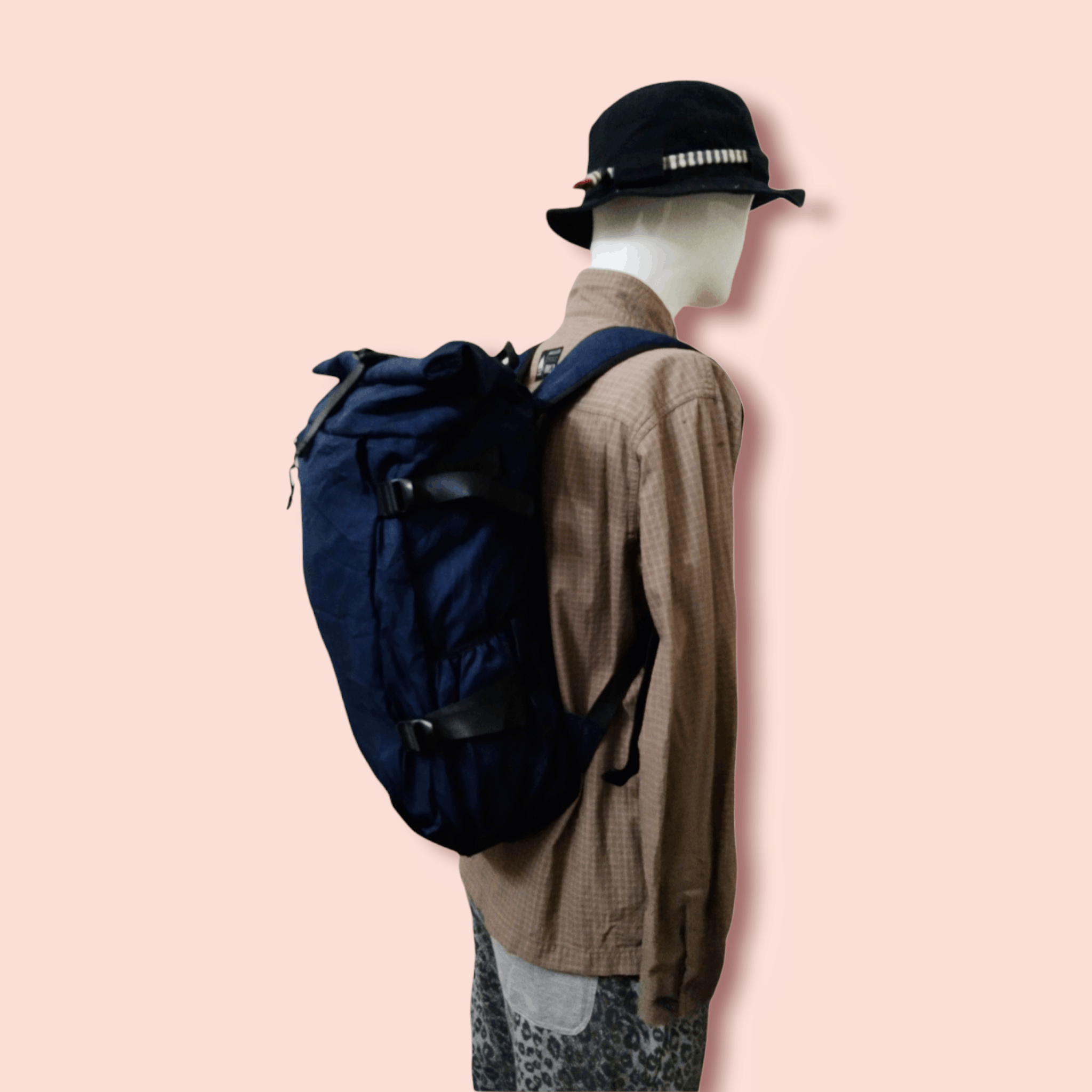 BASE CONTROL × Japanese Brand RARE BASE CONTROL ROLL TOP BACKPACK /RUCKSACK Size ONE SIZE - 6 Thumbnail