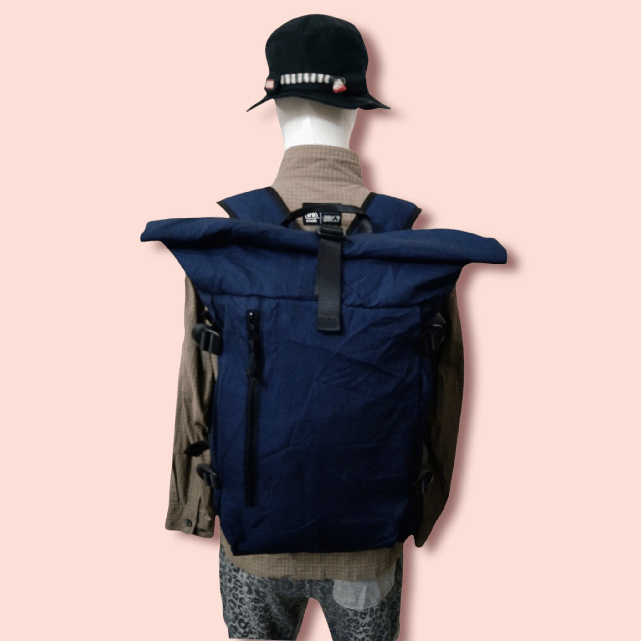 BASE CONTROL × Japanese Brand RARE BASE CONTROL ROLL TOP BACKPACK /RUCKSACK Size ONE SIZE - 5 Thumbnail