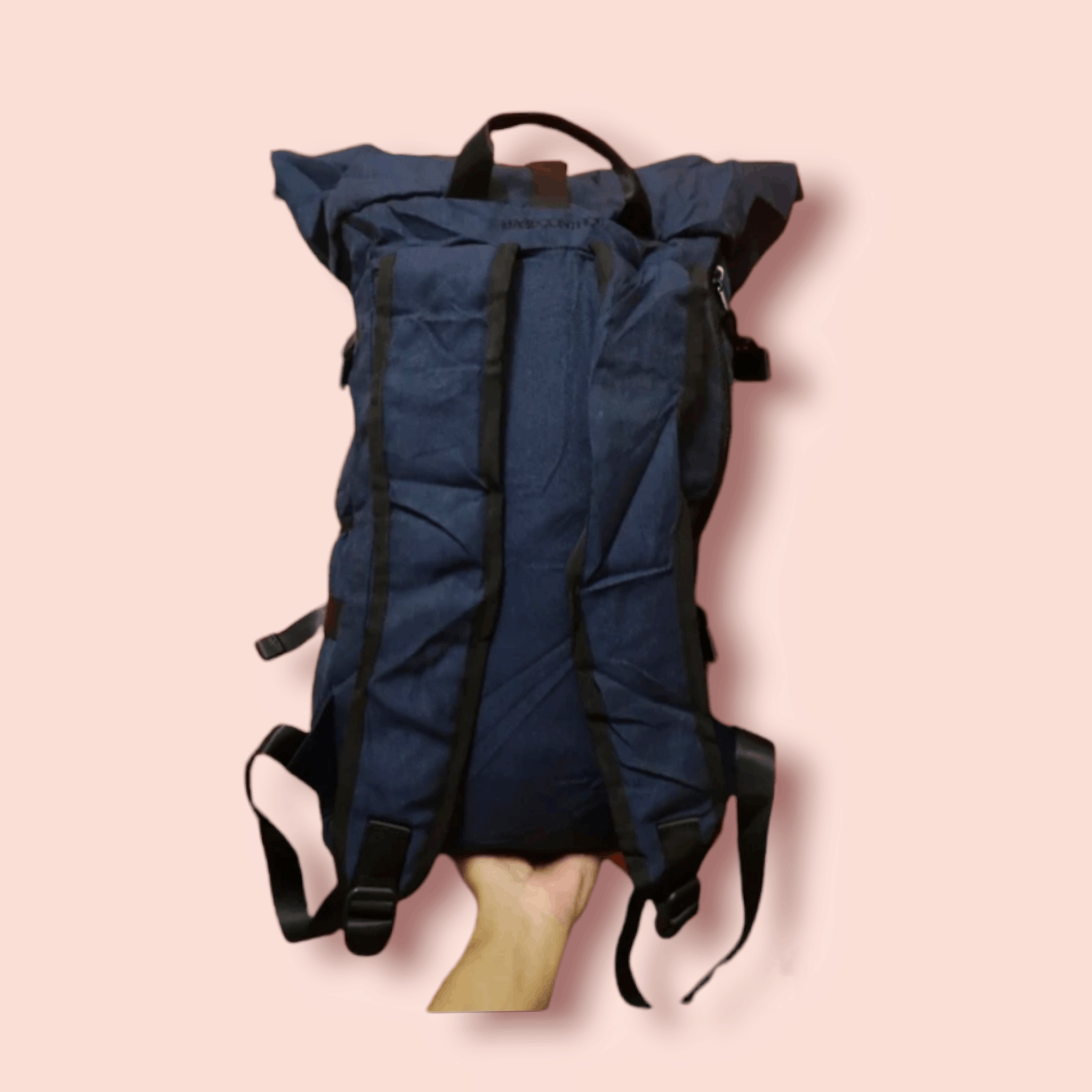 BASE CONTROL × Japanese Brand RARE BASE CONTROL ROLL TOP BACKPACK /RUCKSACK Size ONE SIZE - 11 Thumbnail