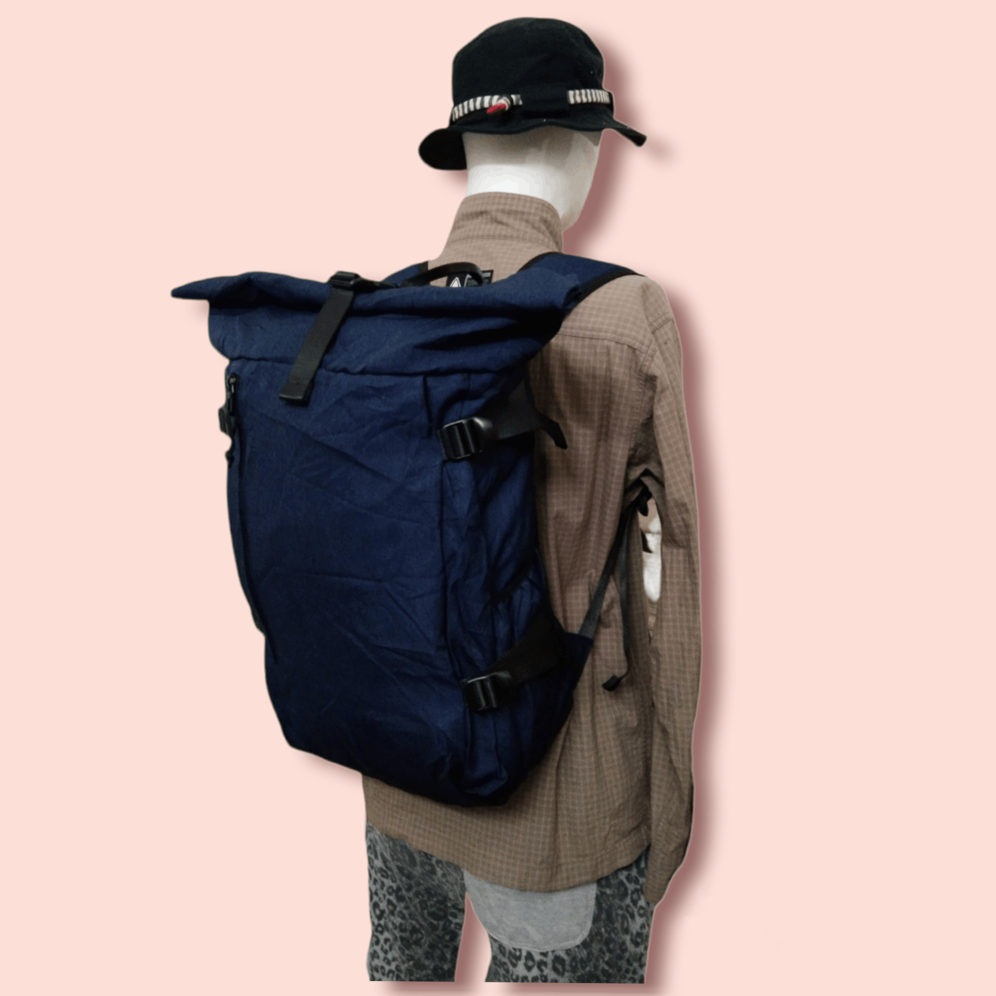 RARE BASE CONTROL ROLL TOP BACKPACK /RUCKSACK