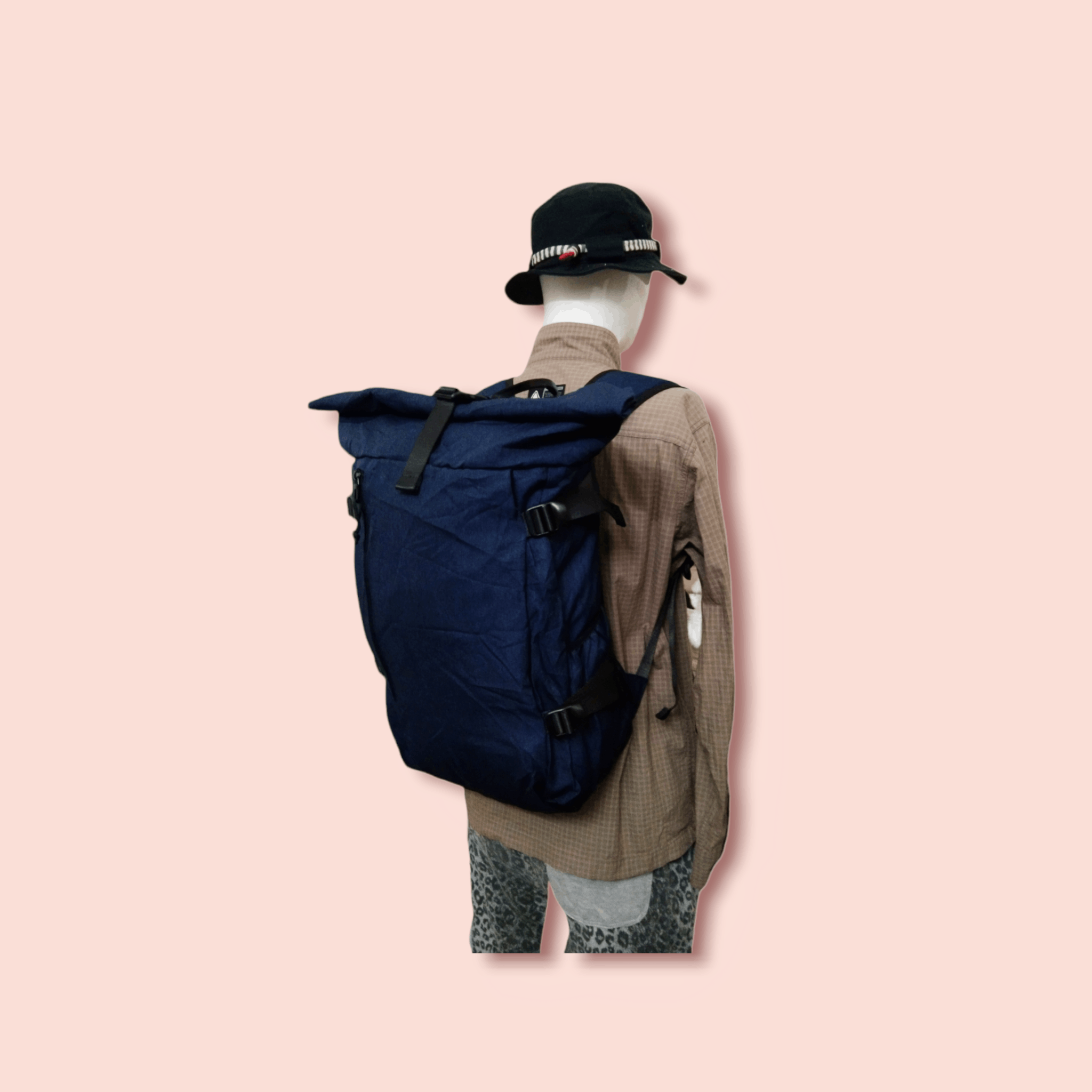 BASE CONTROL × Japanese Brand RARE BASE CONTROL ROLL TOP BACKPACK /RUCKSACK Size ONE SIZE - 7 Thumbnail