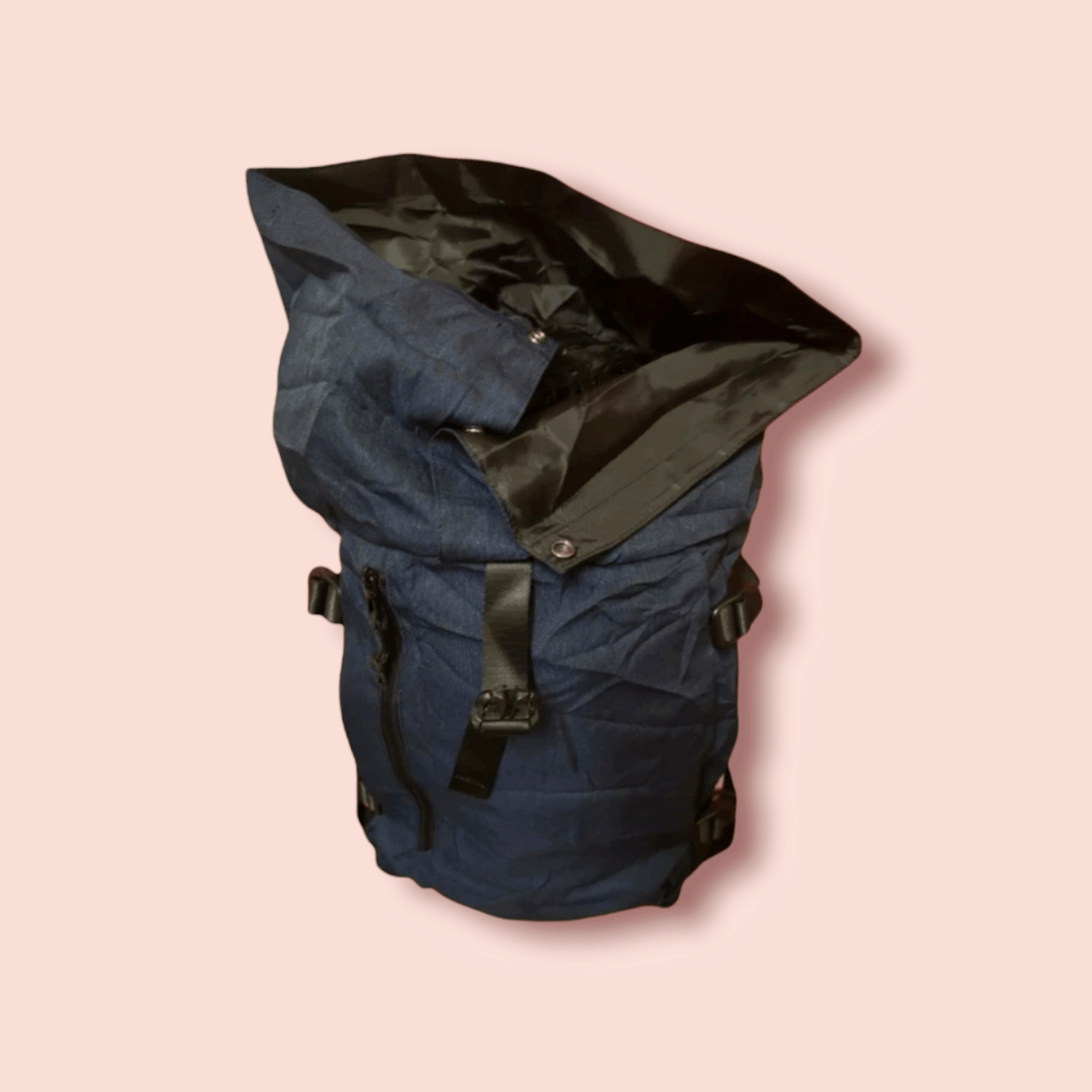 BASE CONTROL × Japanese Brand RARE BASE CONTROL ROLL TOP BACKPACK /RUCKSACK Size ONE SIZE - 14 Thumbnail