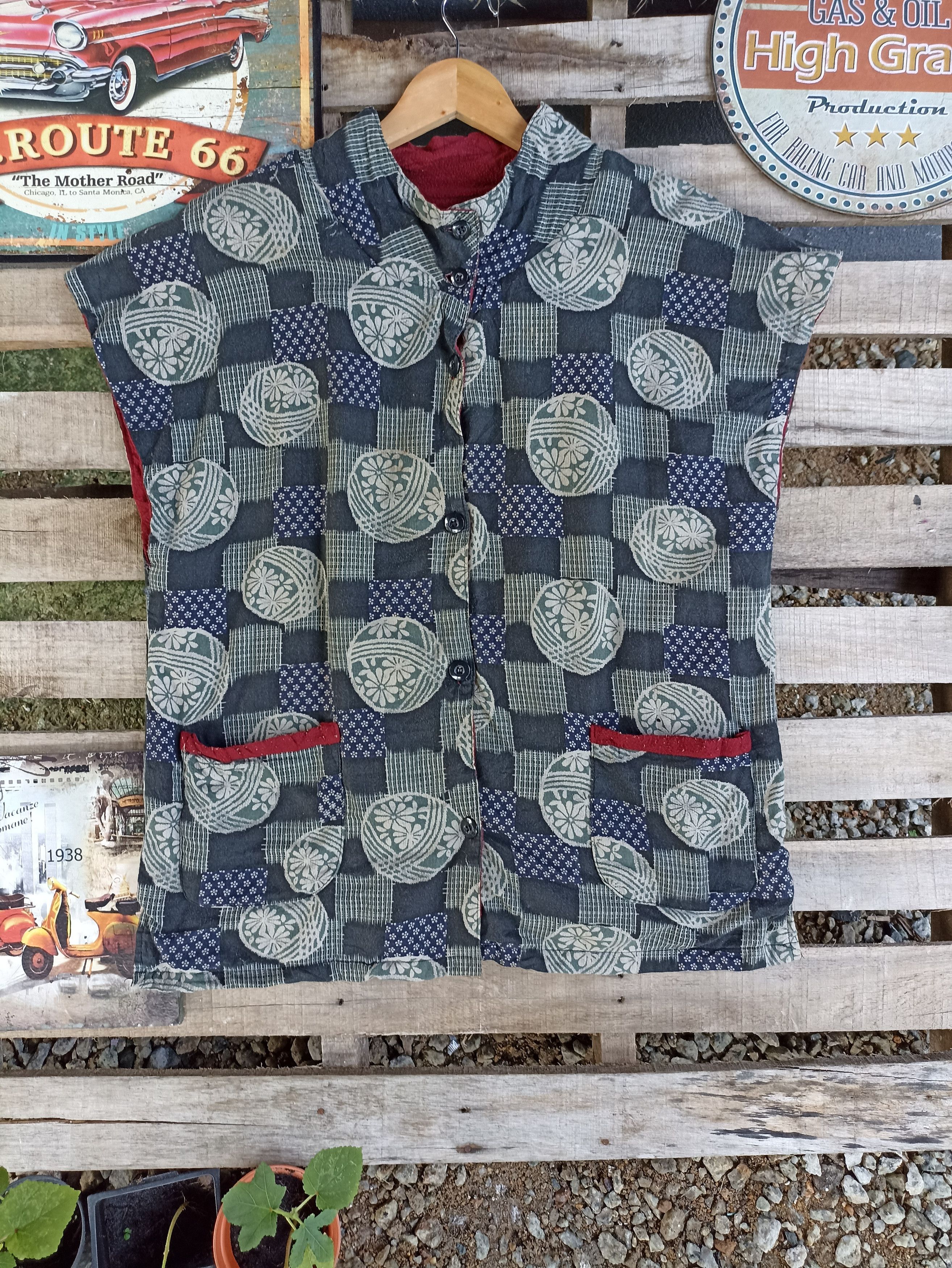 Japanese Brand × Vintage Vintage Renge Sleeveless Button Up Size US L / EU 52-54 / 3 - 1 Thumbnail