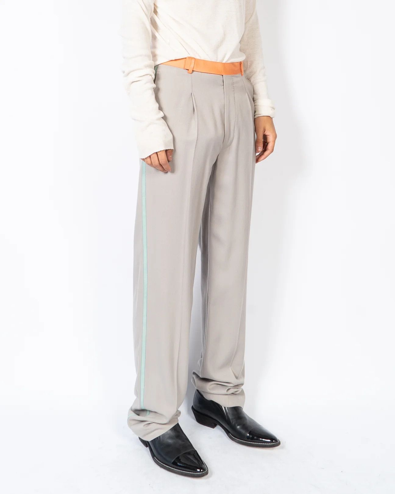 Haider Ackermann SS20 Bondi Light Grey Trousers Sample Size US 30 / EU 46 - 4 Thumbnail