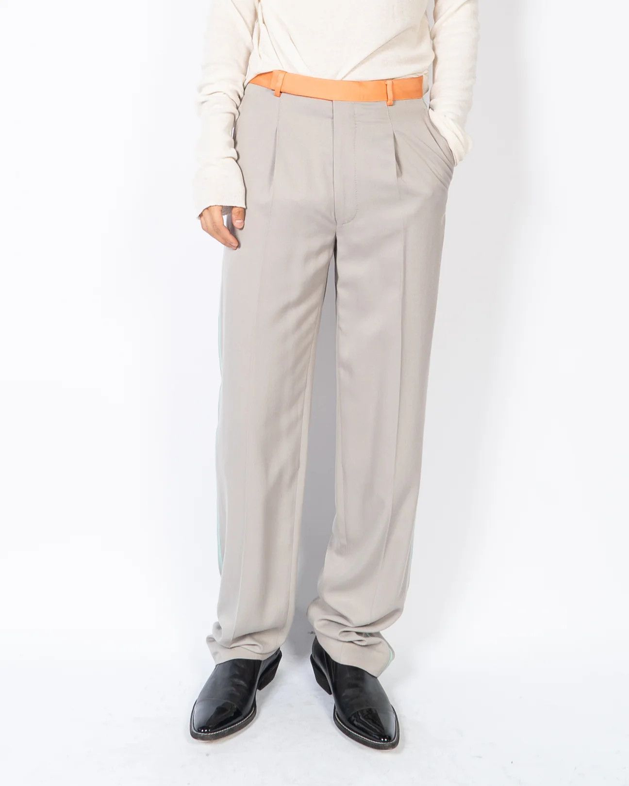 Haider Ackermann SS20 Bondi Light Grey Trousers Sample Size US 30 / EU 46 - 3 Thumbnail