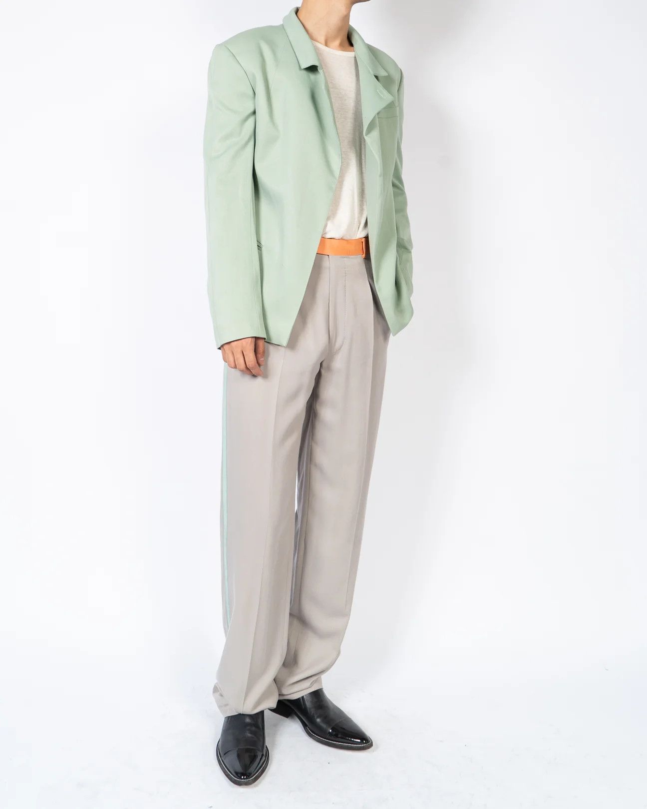 Haider Ackermann SS20 Bondi Light Grey Trousers Sample Size US 30 / EU 46 - 7 Thumbnail