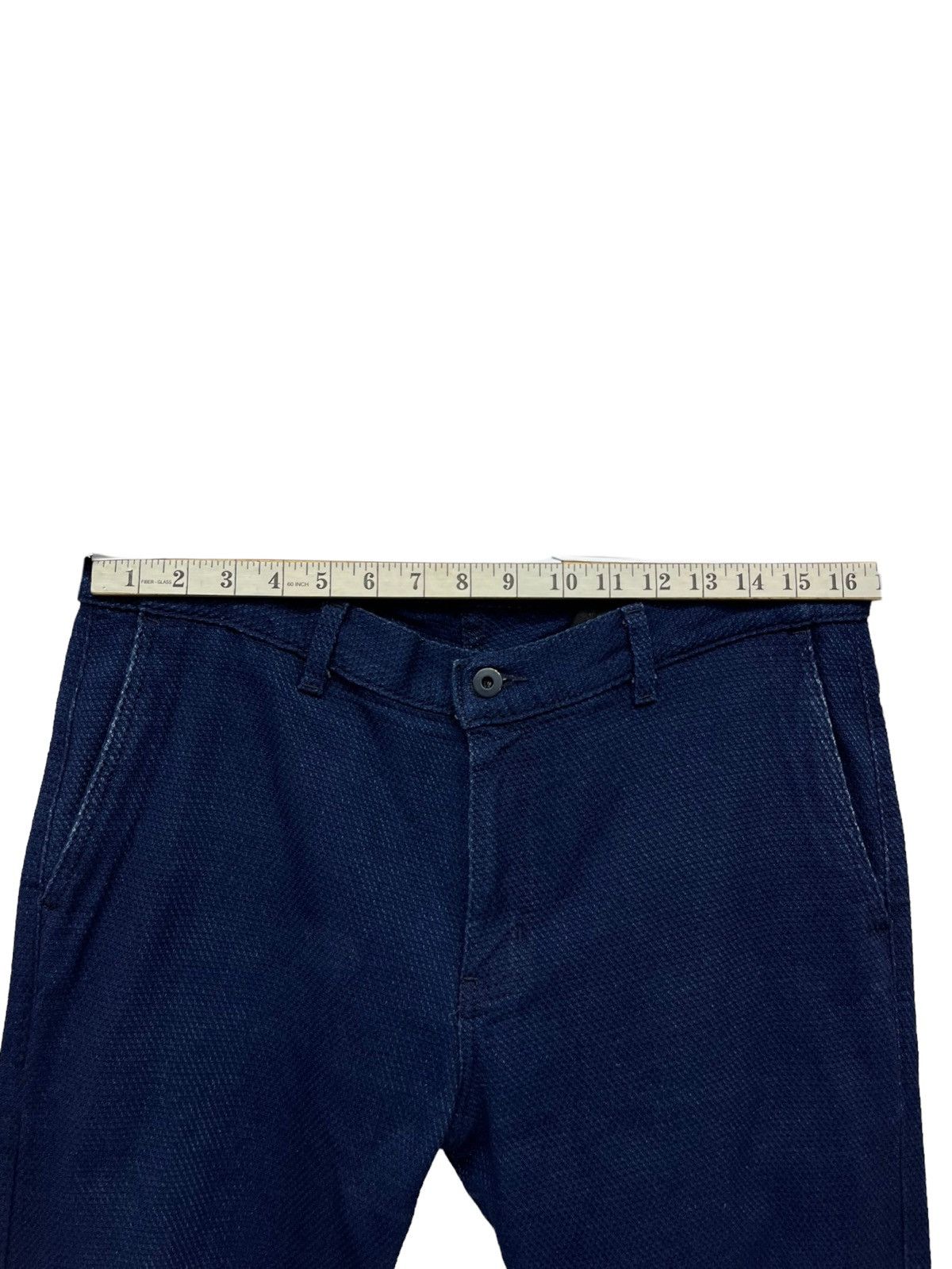 Naked & Famous × Vintage 🔥 NAKED & FAMOUS Japan’s Stretch SASHIKO Fabric Slim Chino Size US 33 - 6 Thumbnail