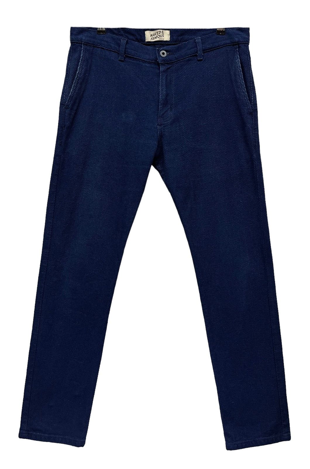 Naked & Famous × Vintage 🔥 NAKED & FAMOUS Japan’s Stretch SASHIKO Fabric Slim Chino Size US 33 - 1 Thumbnail