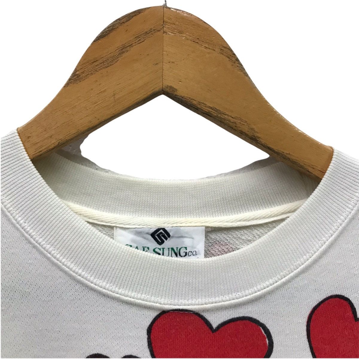 Mickey Mouse × Vintage Vintage Mirror DISNEY Mickey Minnie With Love Sweatshirt Size US M / EU 48-50 / 2 - 9 Thumbnail