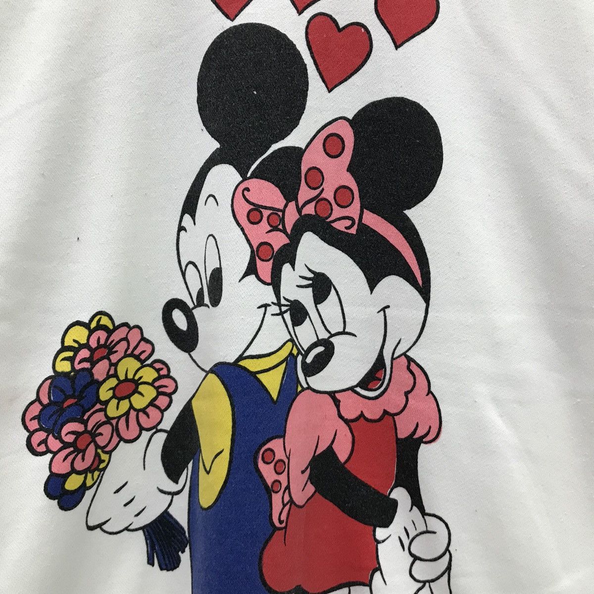 Mickey Mouse × Vintage Vintage Mirror DISNEY Mickey Minnie With Love Sweatshirt Size US M / EU 48-50 / 2 - 5 Thumbnail