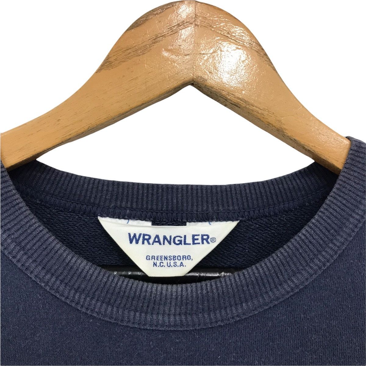 Japanese Brand × Vintage × Wrangler Vintage Wrangler Big Logo Sweatshirt Size US M / EU 48-50 / 2 - 6 Thumbnail