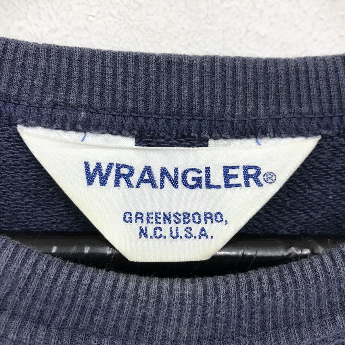Japanese Brand × Vintage × Wrangler Vintage Wrangler Big Logo Sweatshirt Size US M / EU 48-50 / 2 - 7 Thumbnail