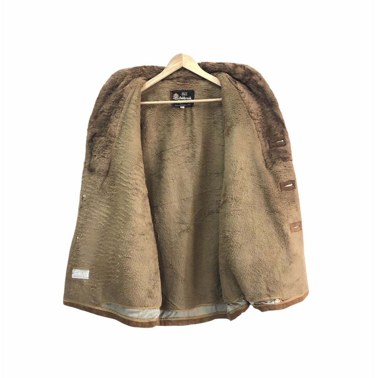 Sears Vintage 70s Sears Shearling Leather Heavy Coat Size US L / EU 52-54 / 3 - 6 Thumbnail
