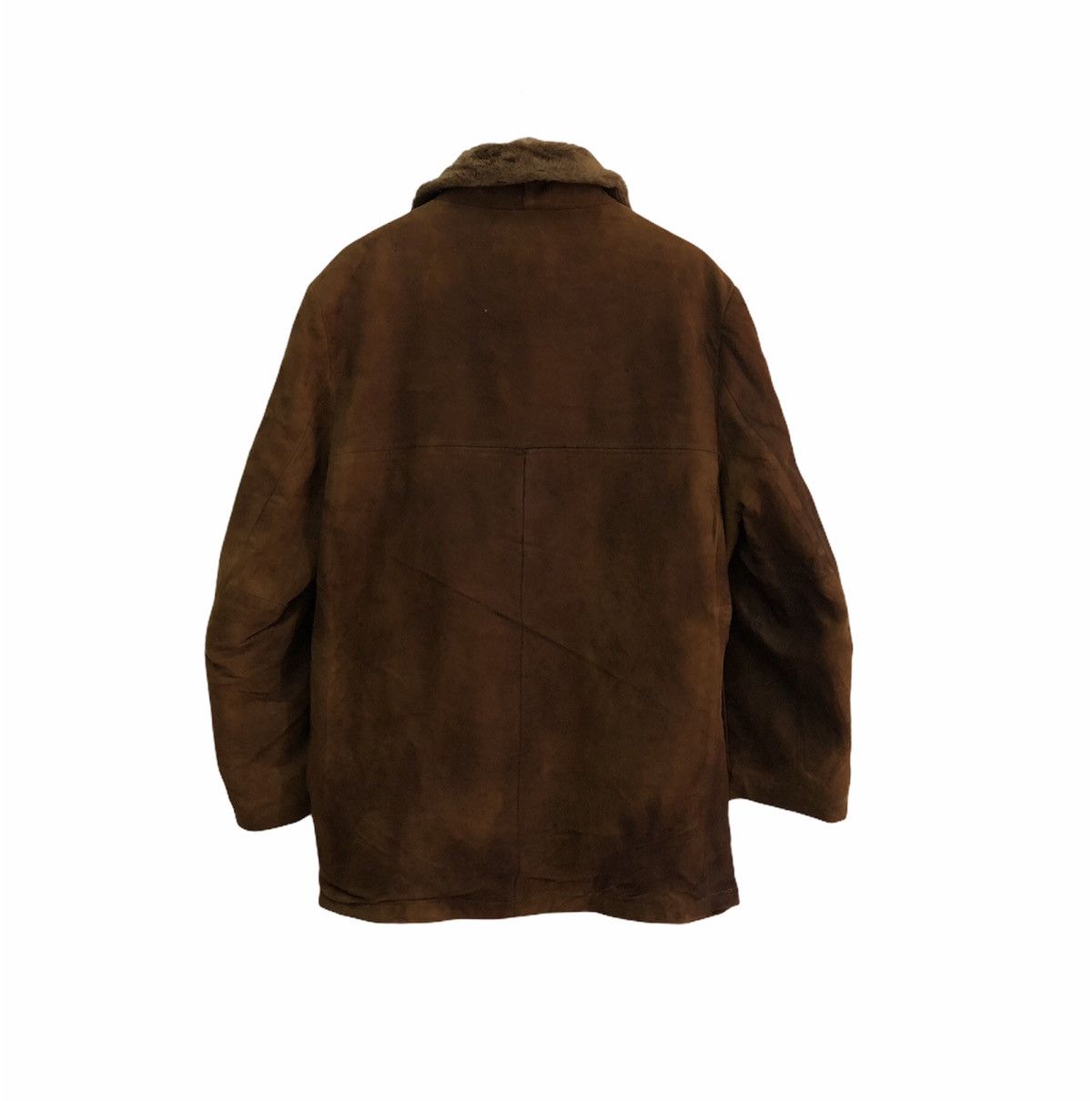 Sears Vintage 70s Sears Shearling Leather Heavy Coat Size US L / EU 52-54 / 3 - 8 Thumbnail