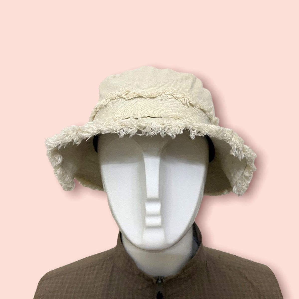 Japanese Brand DOPE🔥TITICACA RAW EDGE OUTDOOR BUCKET HAT Size ONE SIZE - 4 Thumbnail