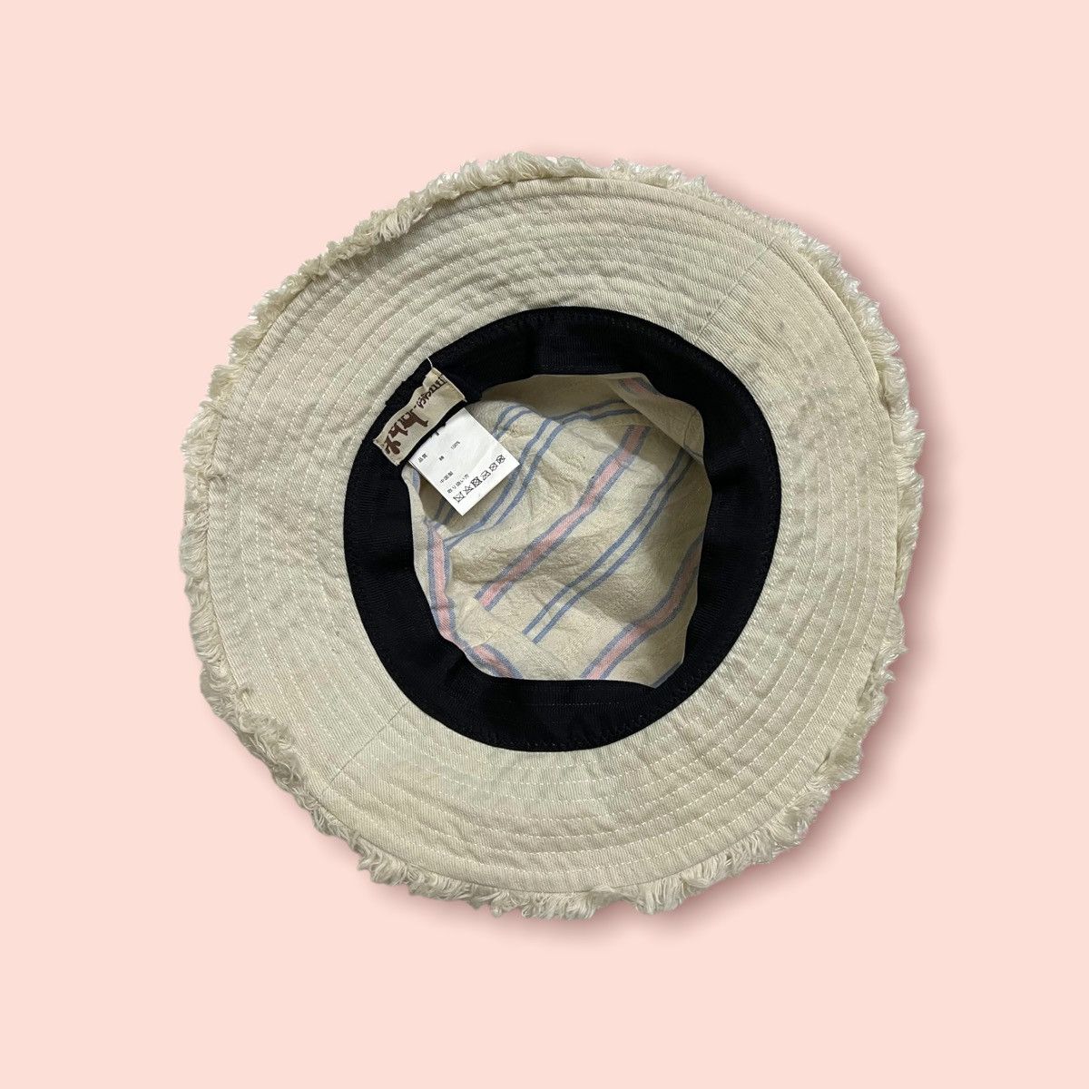 Japanese Brand DOPE🔥TITICACA RAW EDGE OUTDOOR BUCKET HAT Size ONE SIZE - 12 Thumbnail