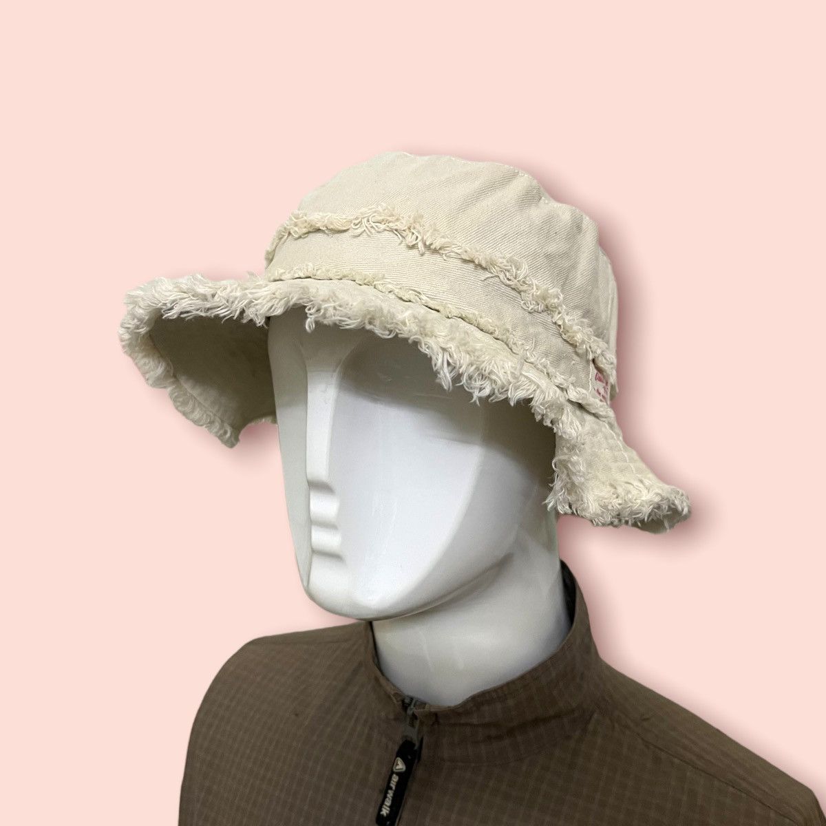 Japanese Brand DOPE🔥TITICACA RAW EDGE OUTDOOR BUCKET HAT Size ONE SIZE - 3 Thumbnail