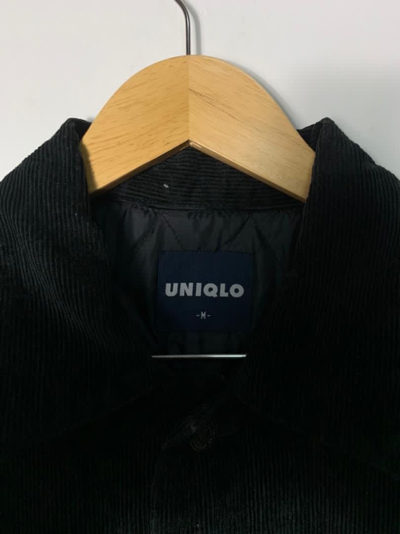 Uniqlo Uniglo Black Corduroy Trucker Denim Jacket Size US M / EU 48-50 / 2 - 4 Thumbnail