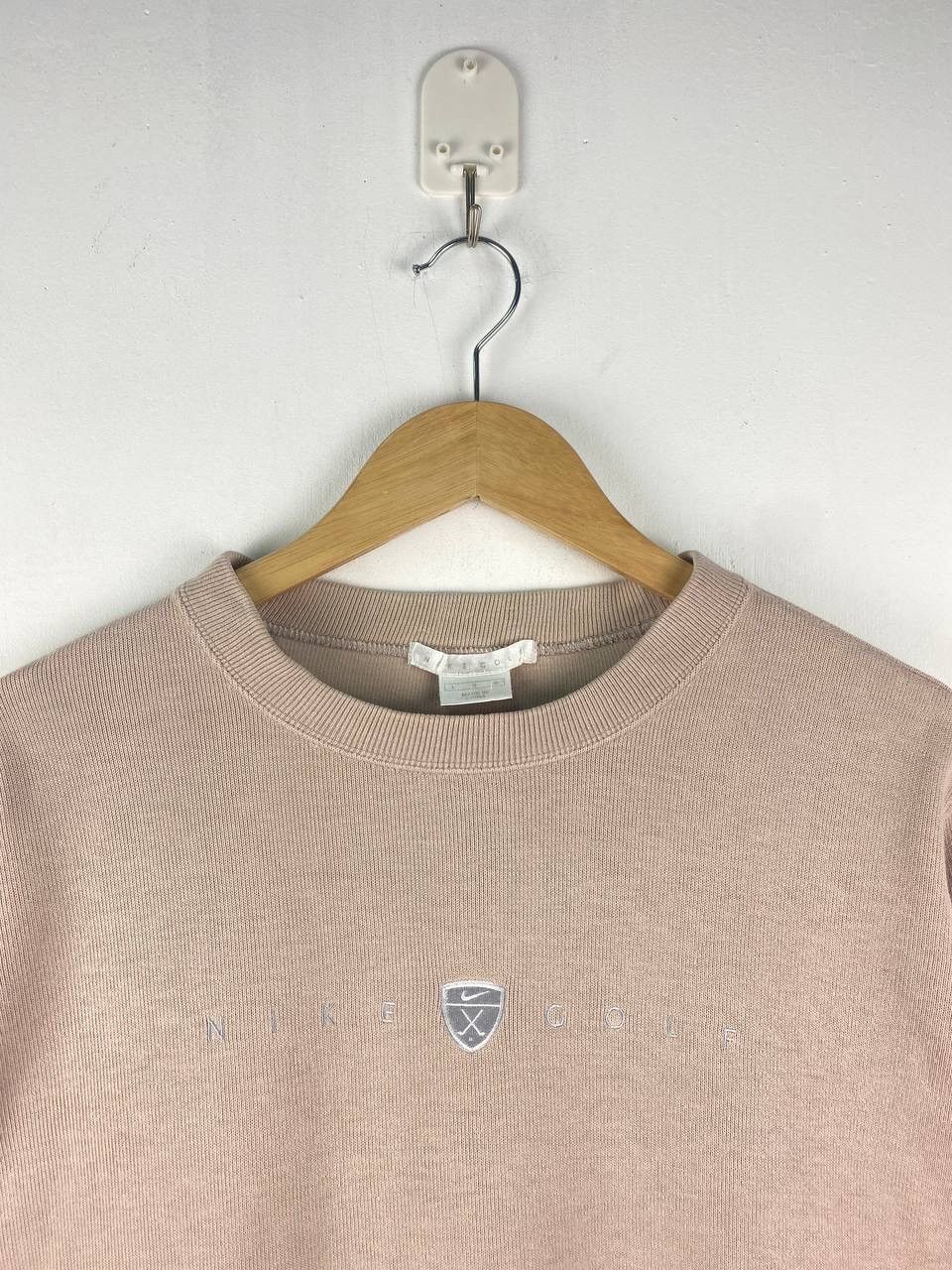 Nike Vintage nike golf boxy sweatshirt center dusty pink Size US L / EU 52-54 / 3 - 6 Thumbnail