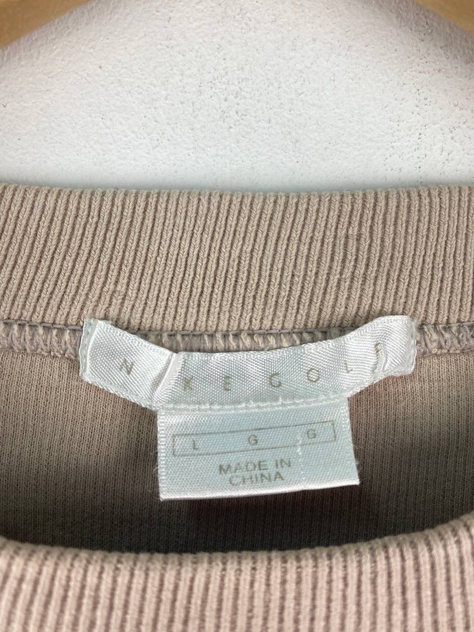 Nike Vintage nike golf boxy sweatshirt center dusty pink Size US L / EU 52-54 / 3 - 3 Thumbnail