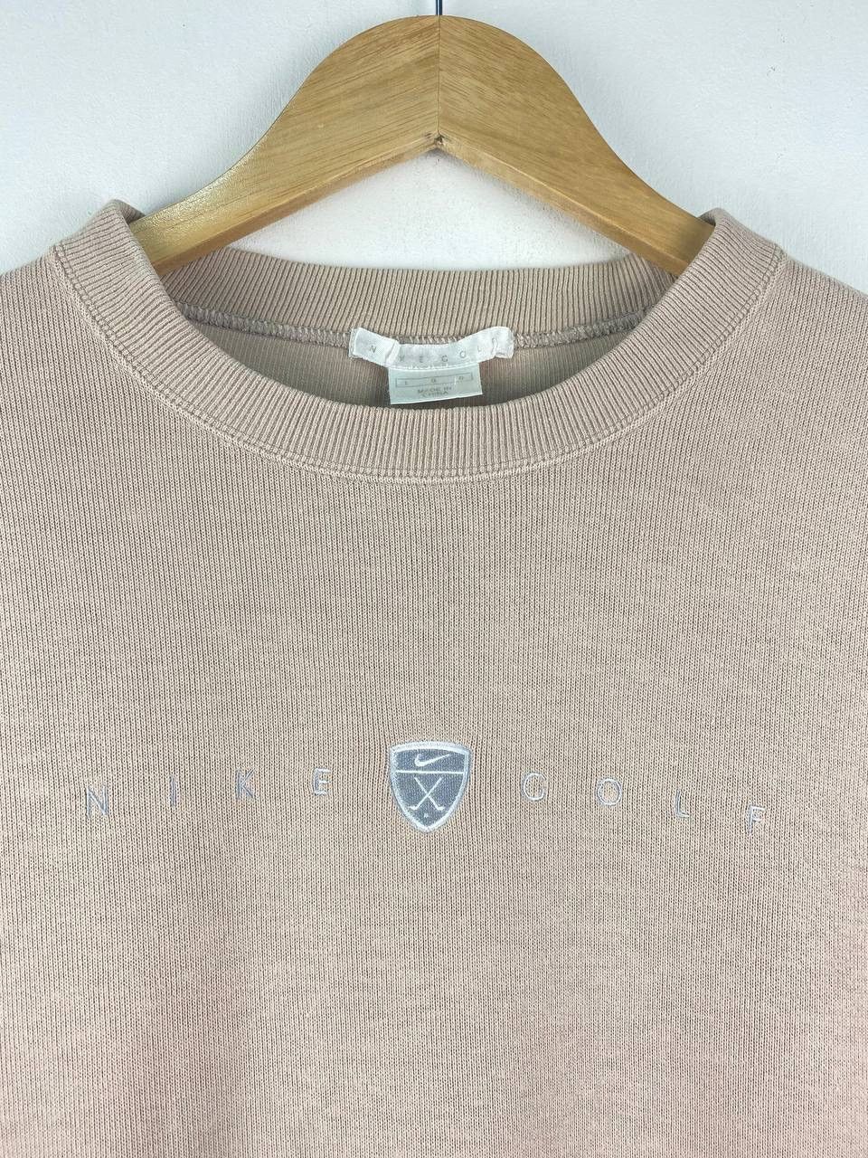 Nike Vintage nike golf boxy sweatshirt center dusty pink Size US L / EU 52-54 / 3 - 5 Thumbnail