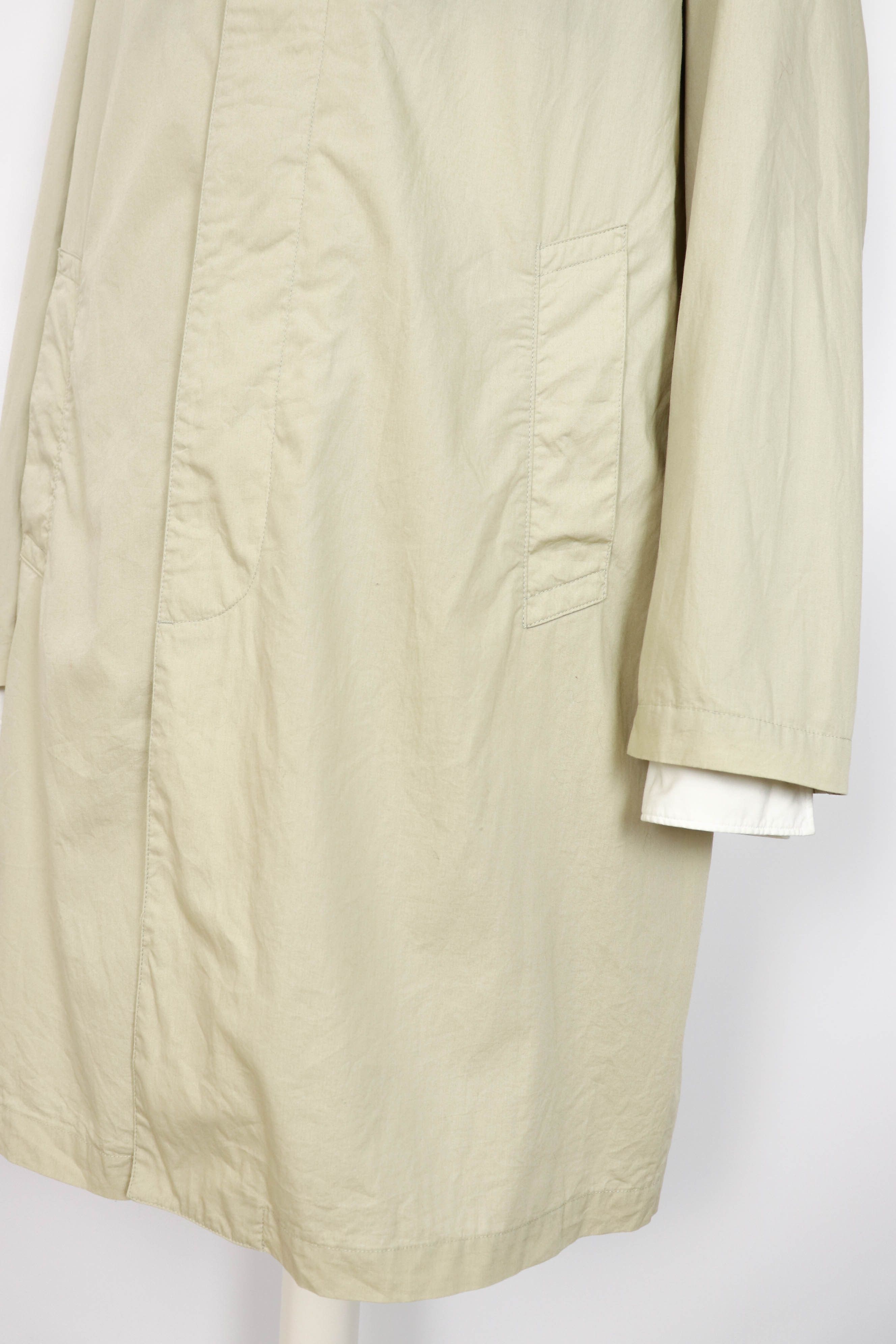 Polo Ralph Lauren Polo by Ralph Lauren Vintage Beige Cotton Mac Coat Jacket Size US M / EU 48-50 / 2 - 8 Thumbnail