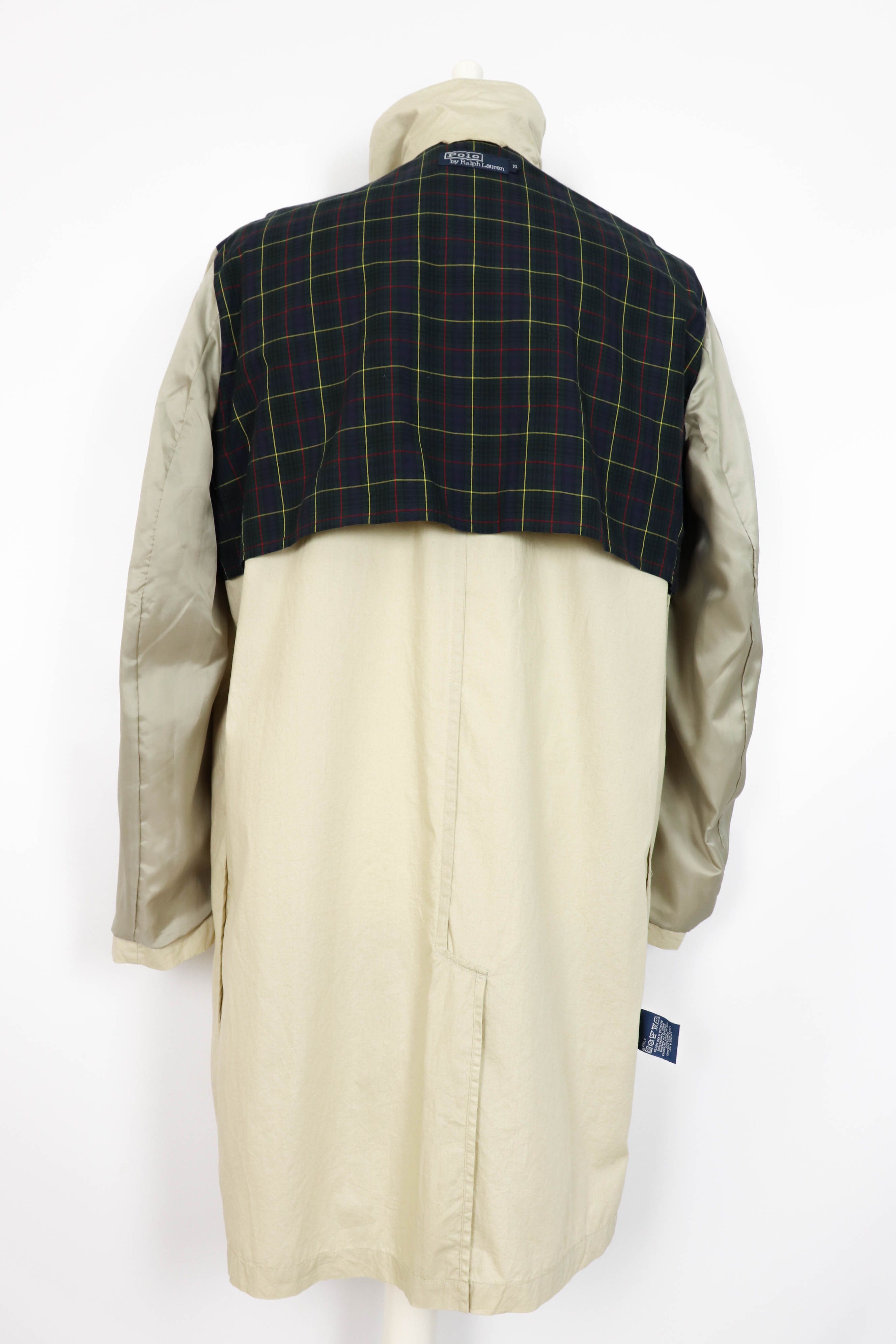 Polo Ralph Lauren Polo by Ralph Lauren Vintage Beige Cotton Mac Coat Jacket Size US M / EU 48-50 / 2 - 10 Thumbnail