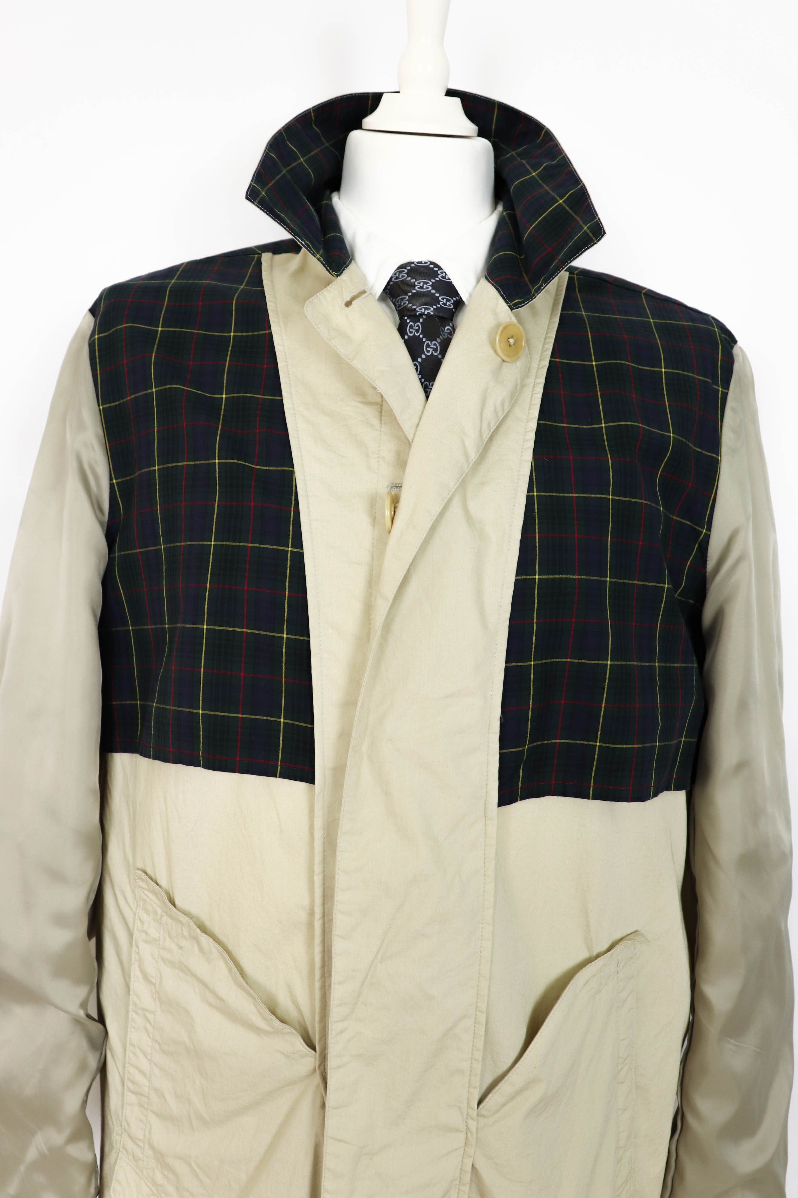 Polo Ralph Lauren Polo by Ralph Lauren Vintage Beige Cotton Mac Coat Jacket Size US M / EU 48-50 / 2 - 11 Thumbnail