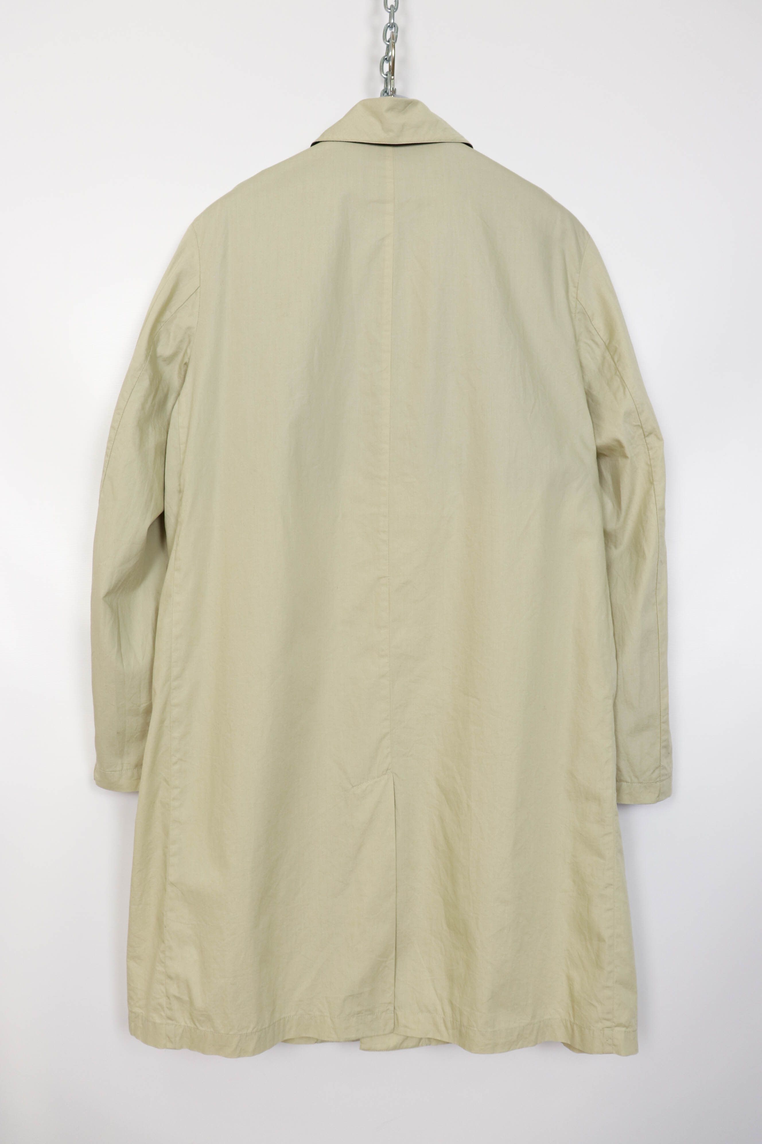 Polo Ralph Lauren Polo by Ralph Lauren Vintage Beige Cotton Mac Coat Jacket Size US M / EU 48-50 / 2 - 4 Thumbnail
