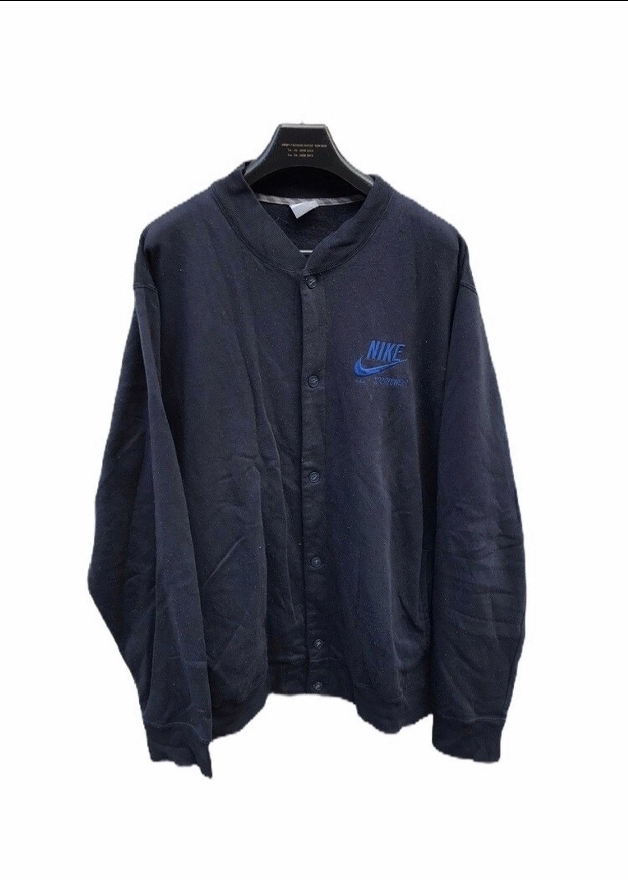 Nike Vintage Nike Button Up Cardigan Jacket Size US XL / EU 56 / 4 - 1 Thumbnail