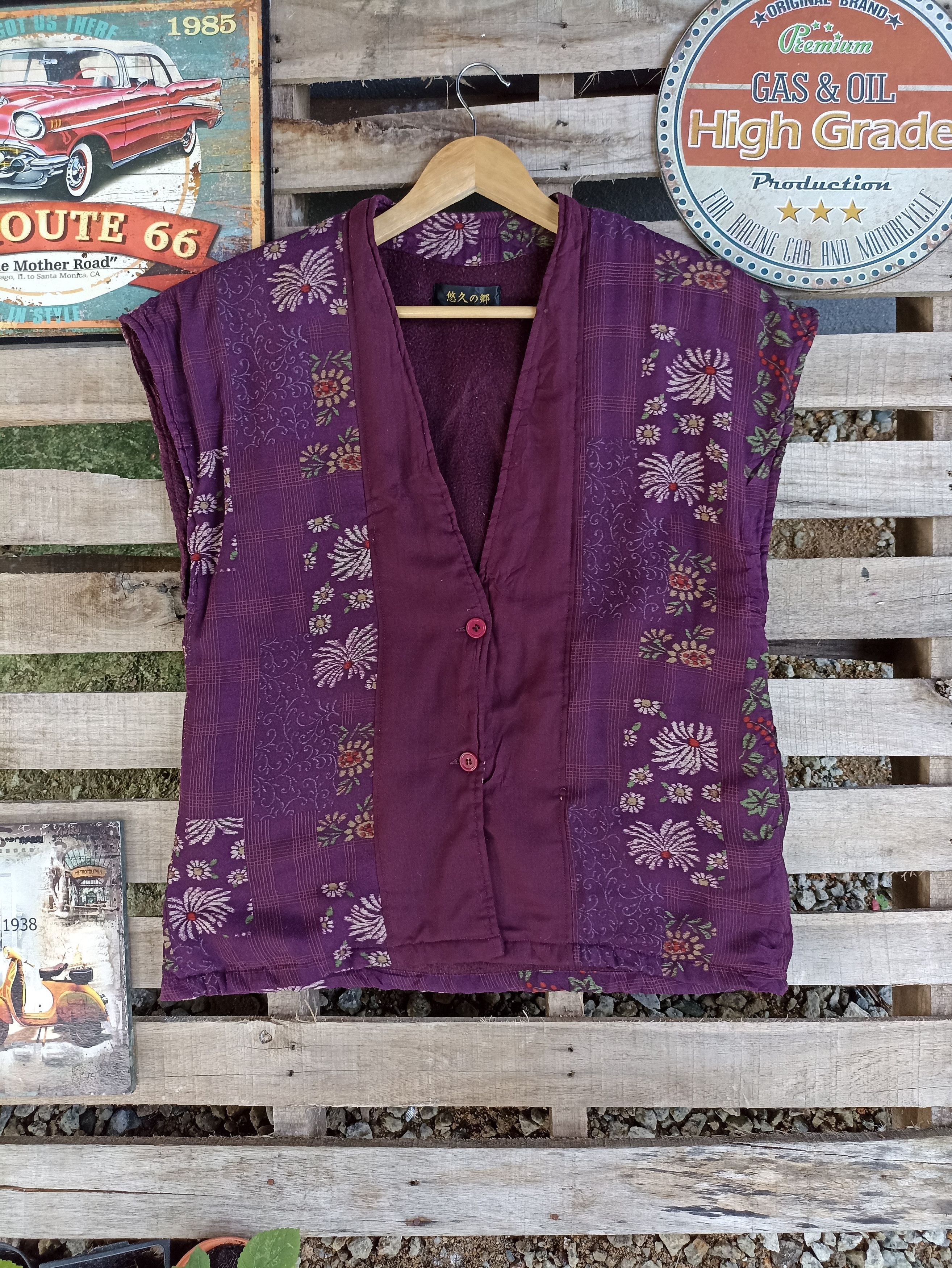 Japanese Brand × Vintage Vintage Cardigan Sleeveless Size US M / EU 48-50 / 2 - 1 Thumbnail