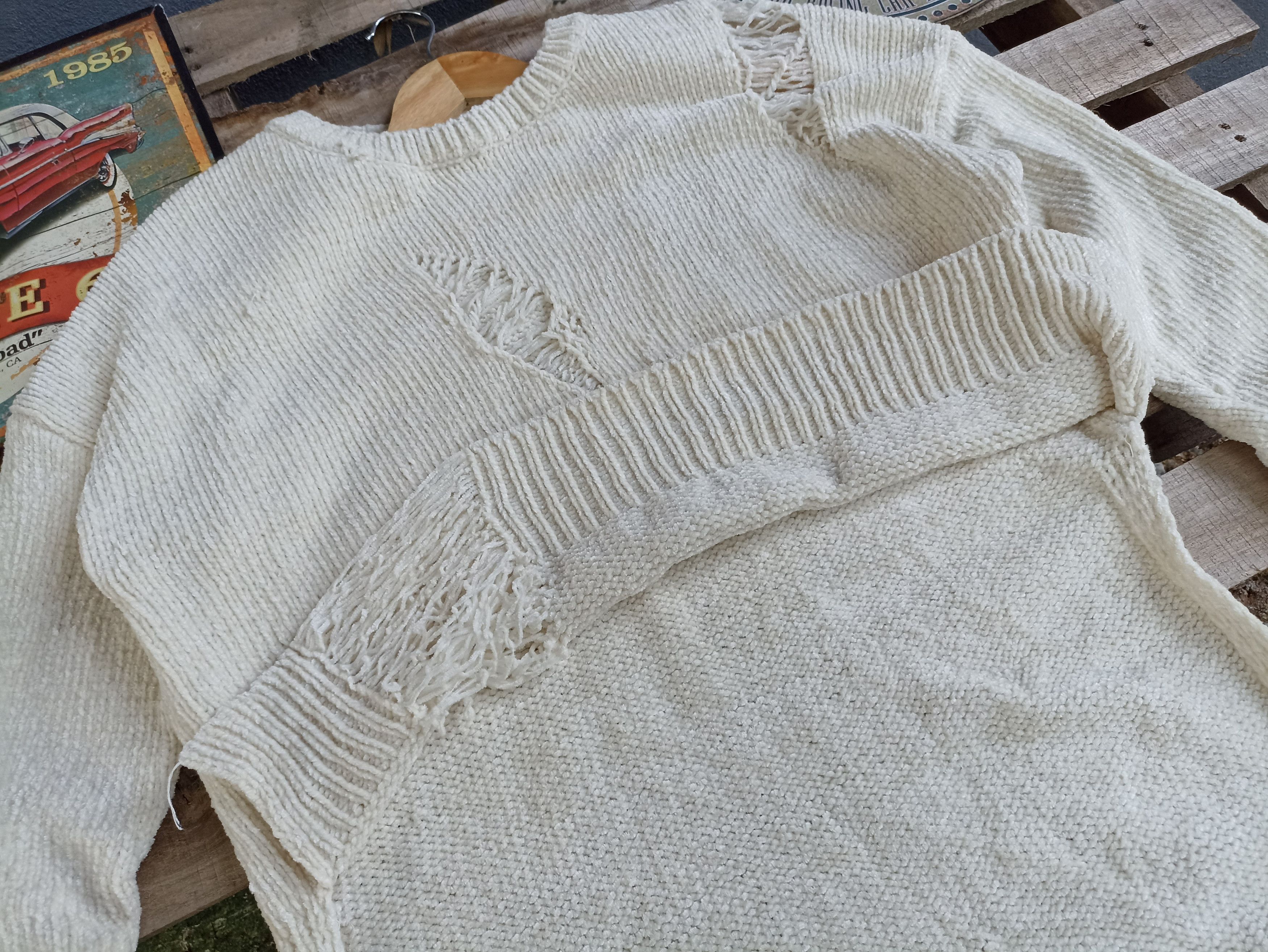 Aran Isles Knitwear × Japanese Brand × Other Anap Distressed Knit Clothing Size XL / US 12-14 / IT 48-50 - 2 Thumbnail