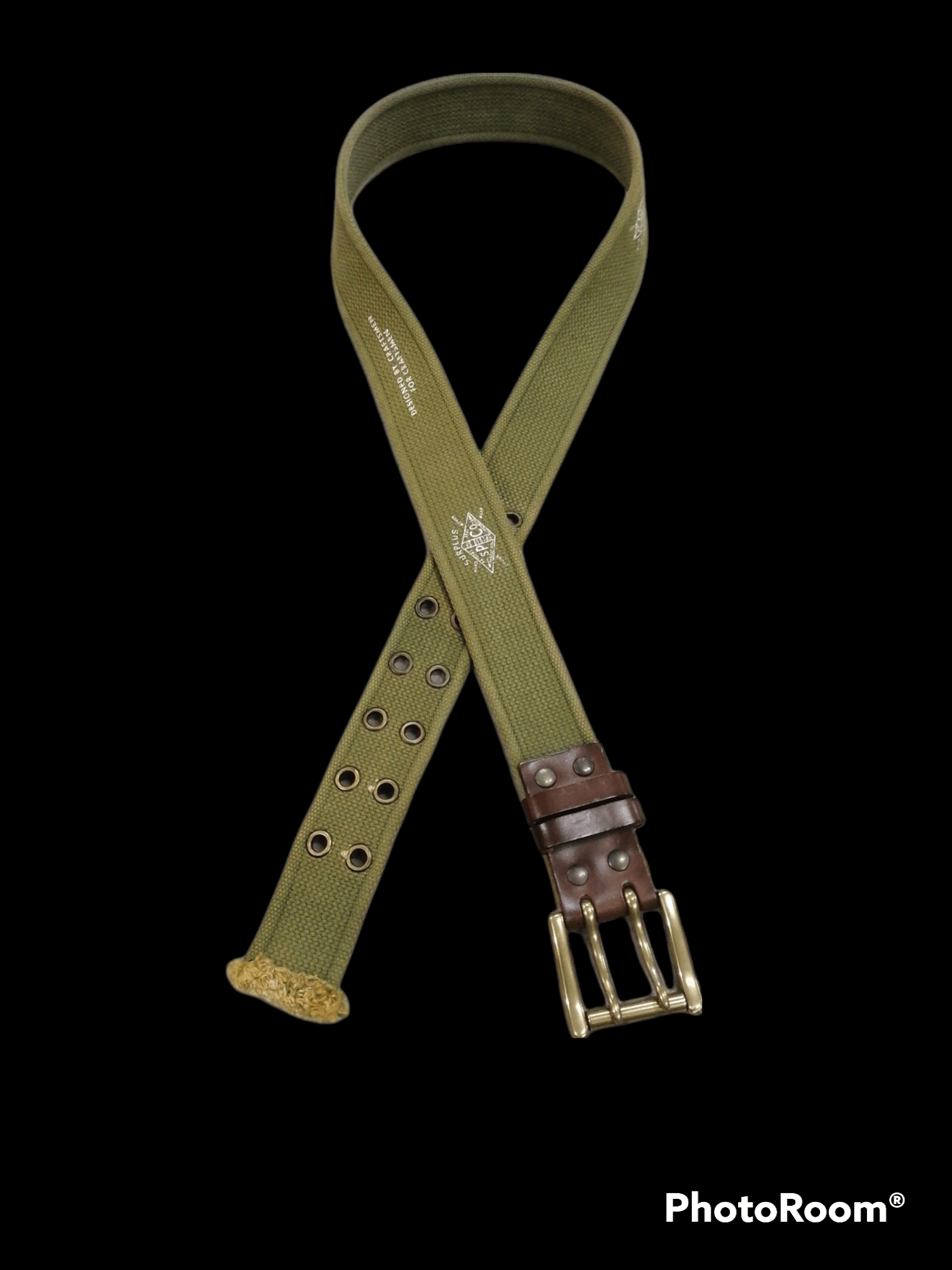 Other Surplus By Craftsmen Canvas Army Green Belts Size ONE SIZE - 3 Thumbnail