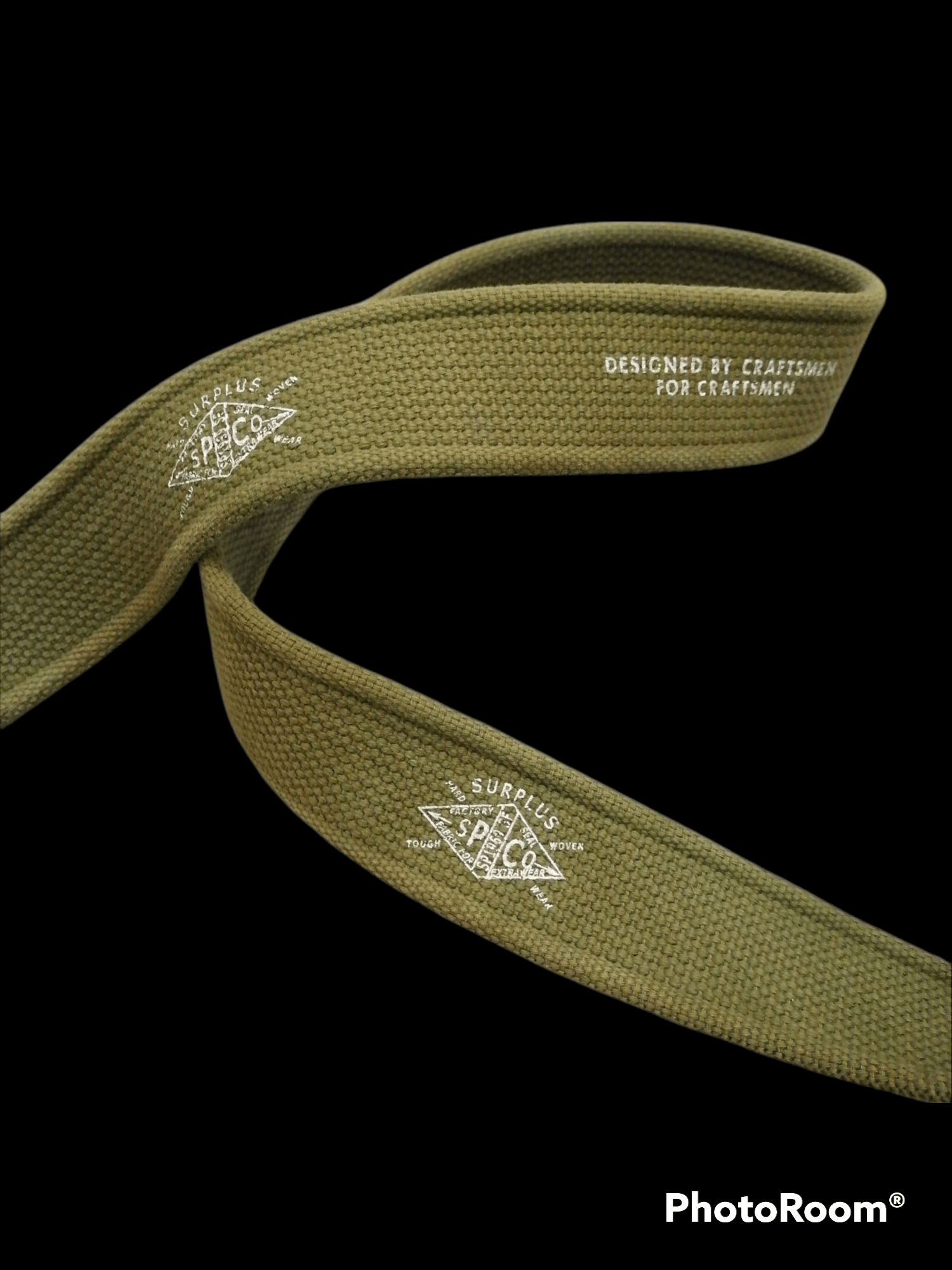 Other Surplus By Craftsmen Canvas Army Green Belts Size ONE SIZE - 2 Thumbnail