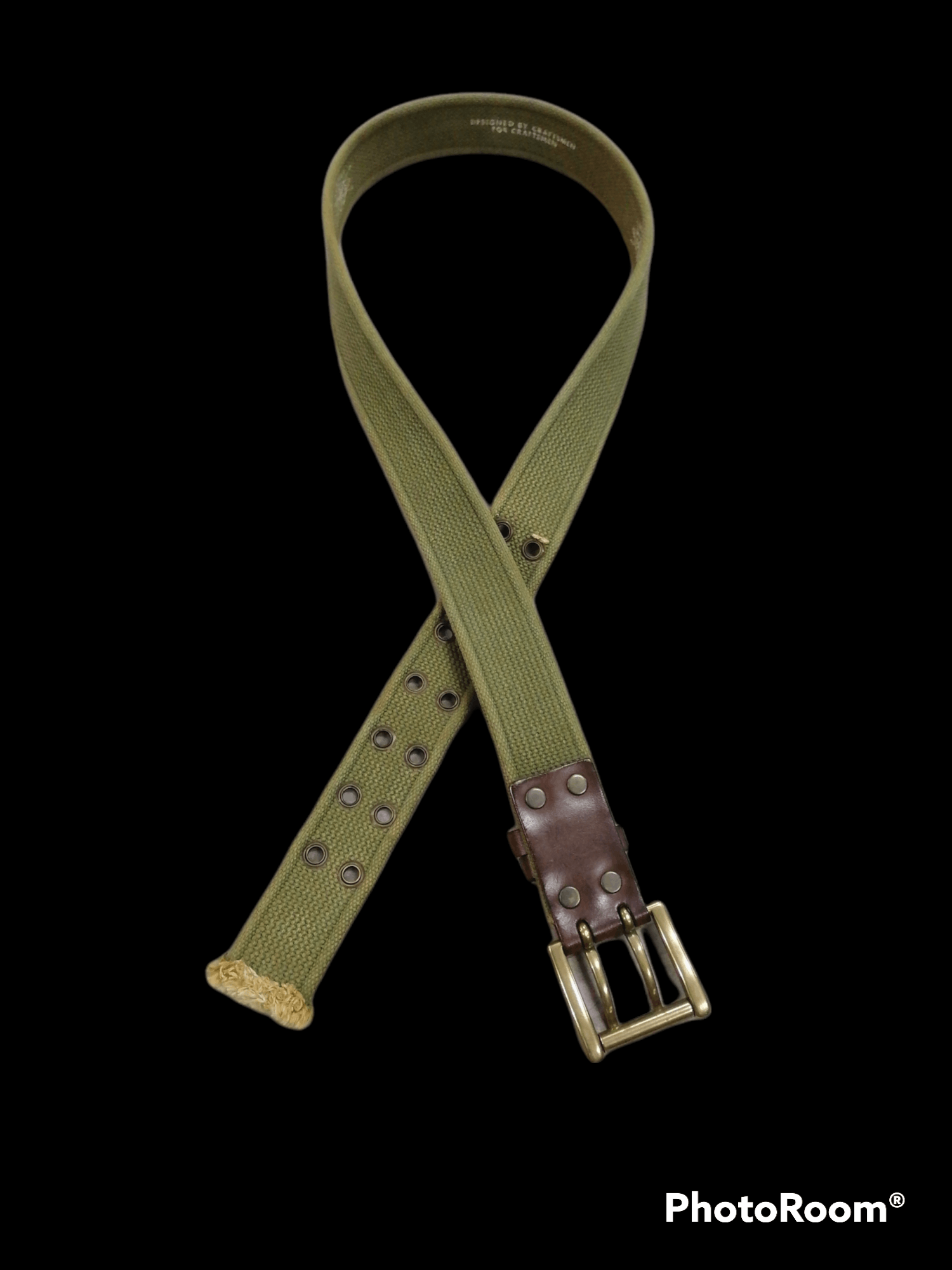 Other Surplus By Craftsmen Canvas Army Green Belts Size ONE SIZE - 4 Thumbnail