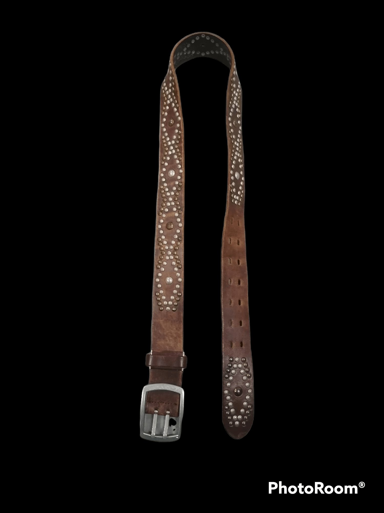 Genuine Leather × Other 🔥Unbranded Navajo Studded Leather Belts Size ONE SIZE - 3 Thumbnail