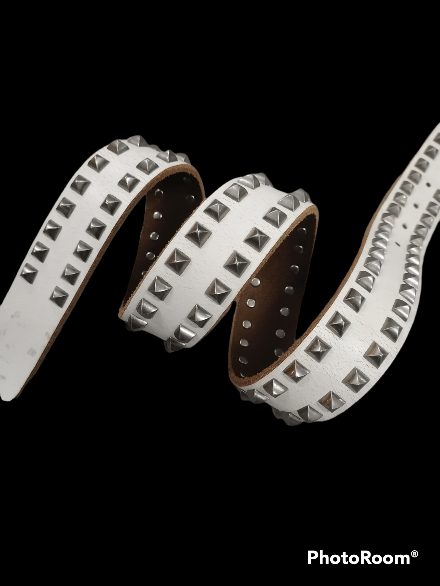 Genuine Leather × Other 🔥Unbranded Studded Spike Leather Belts Size ONE SIZE - 2 Thumbnail