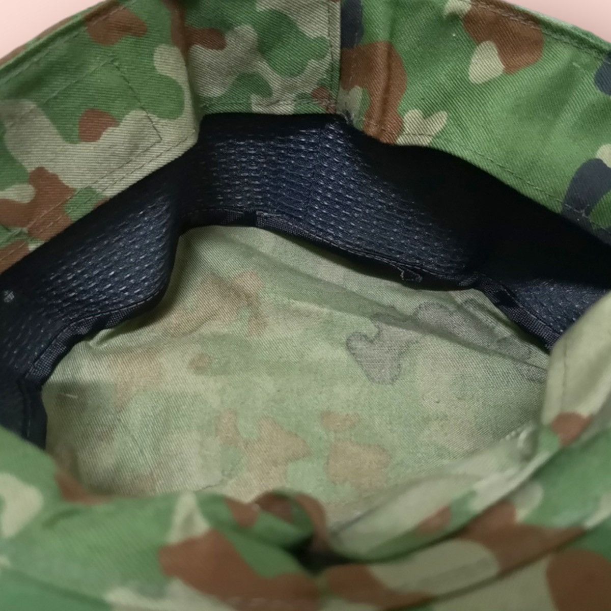 Japanese Brand JAPAN PACIFIC KIRISHIMA CAMOUFLAGE HAT WITH BADGES Size ONE SIZE - 12 Thumbnail