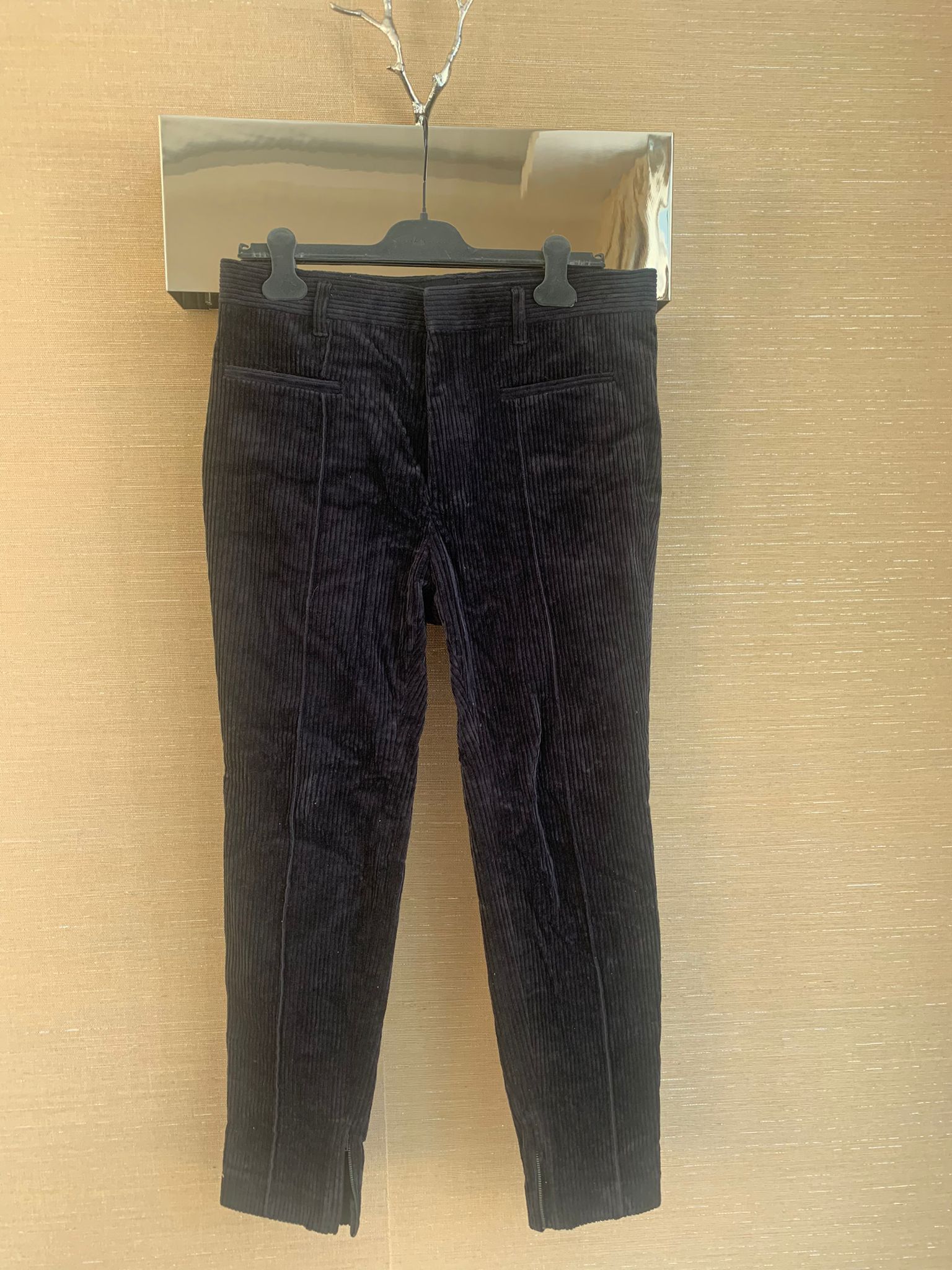 image of Haider Ackermann Corduroy Pants In Black, Men's (Size 34)