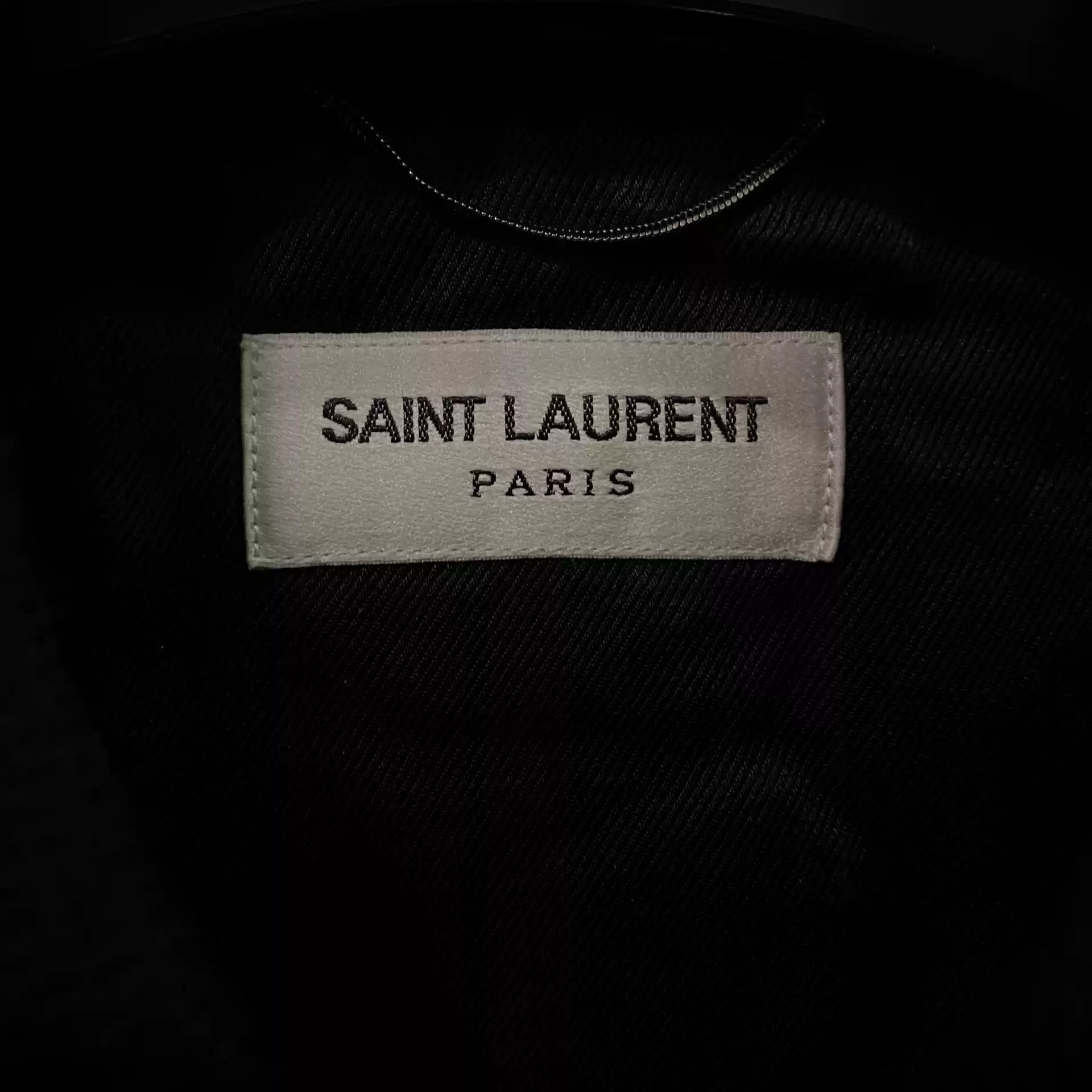 Yves Saint Laurent Saint Laurent 15Fw Woolen Zip Jacket Size 46 Black Size US S / EU 44-46 / 1 - 3 Thumbnail