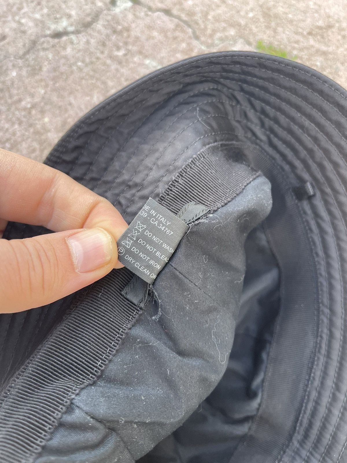 Prada Prada Hat Cap Panama Black Nylon M Sise Size ONE SIZE - 5 Thumbnail