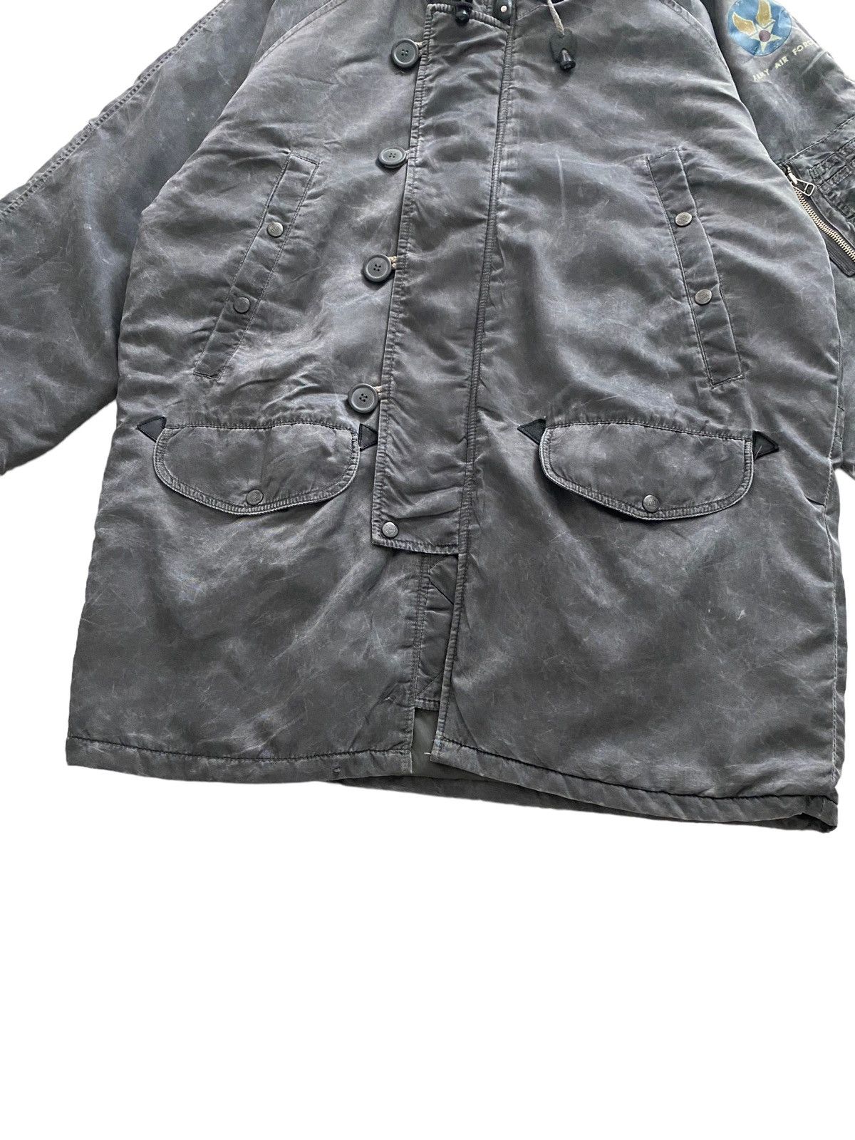 Vintage Authentic Dog Fight Army Air Force Parka Jacket Size US XL / EU 56 / 4 - 16 Thumbnail
