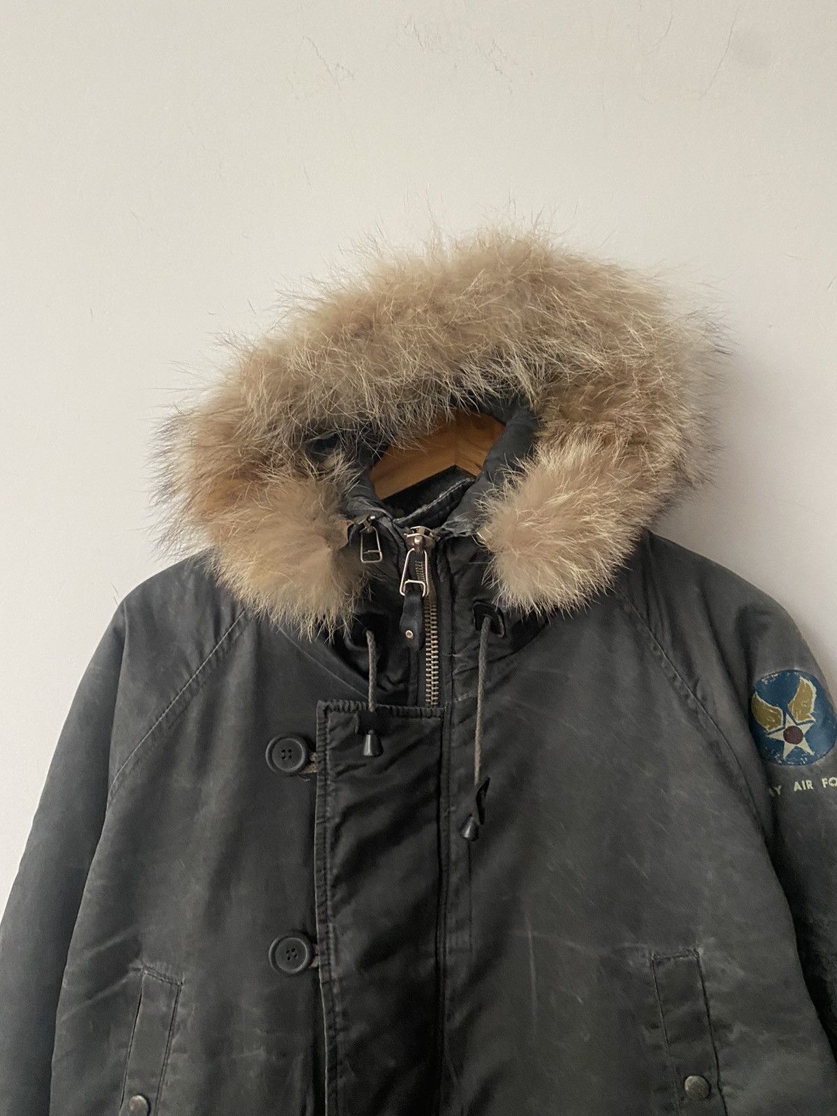 Vintage Authentic Dog Fight Army Air Force Parka Jacket Size US XL / EU 56 / 4 - 13 Thumbnail